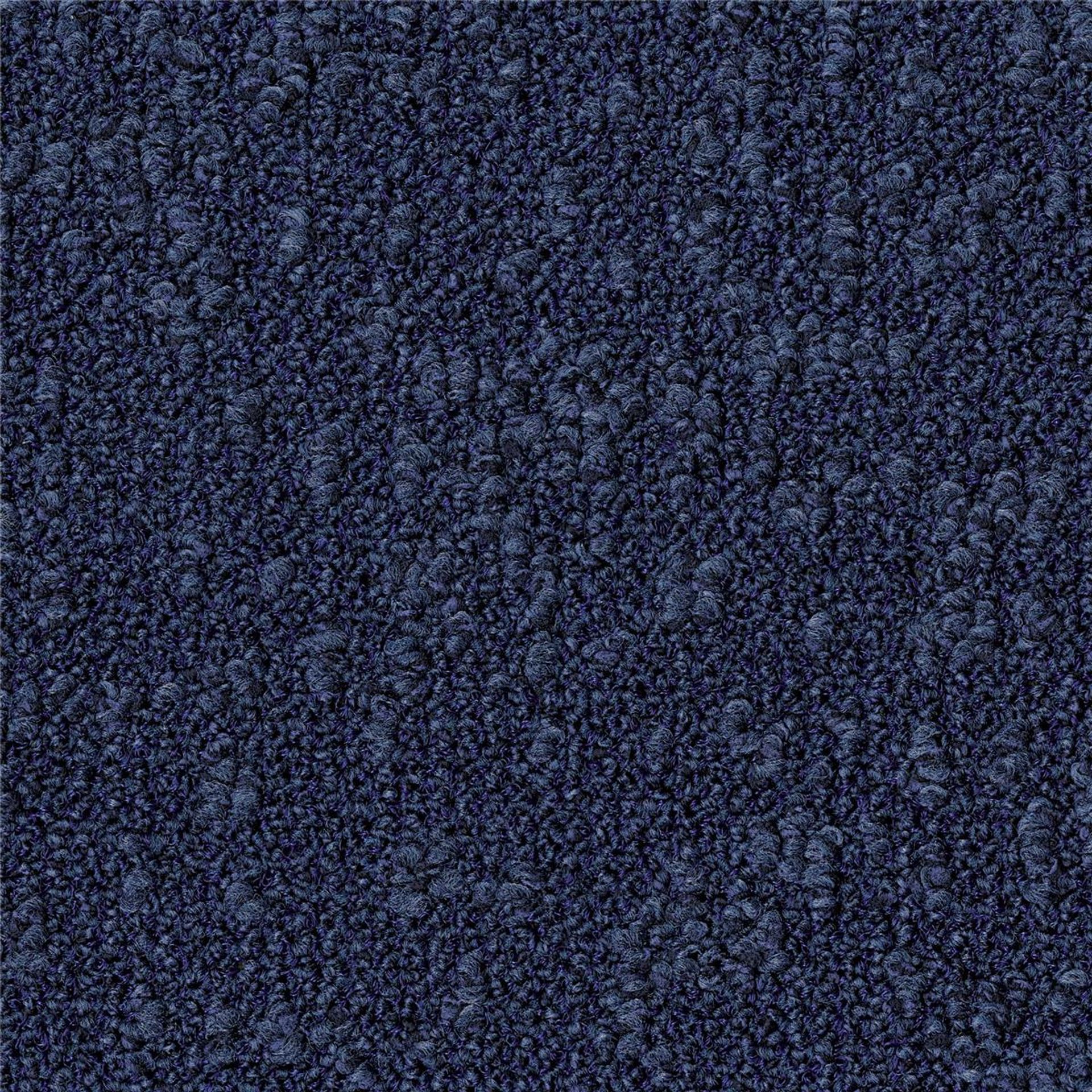 Teppichfliesen 50 x 50 cm Schlinge strukturiert AirMaster Tones AA70 8421 Blau Textur