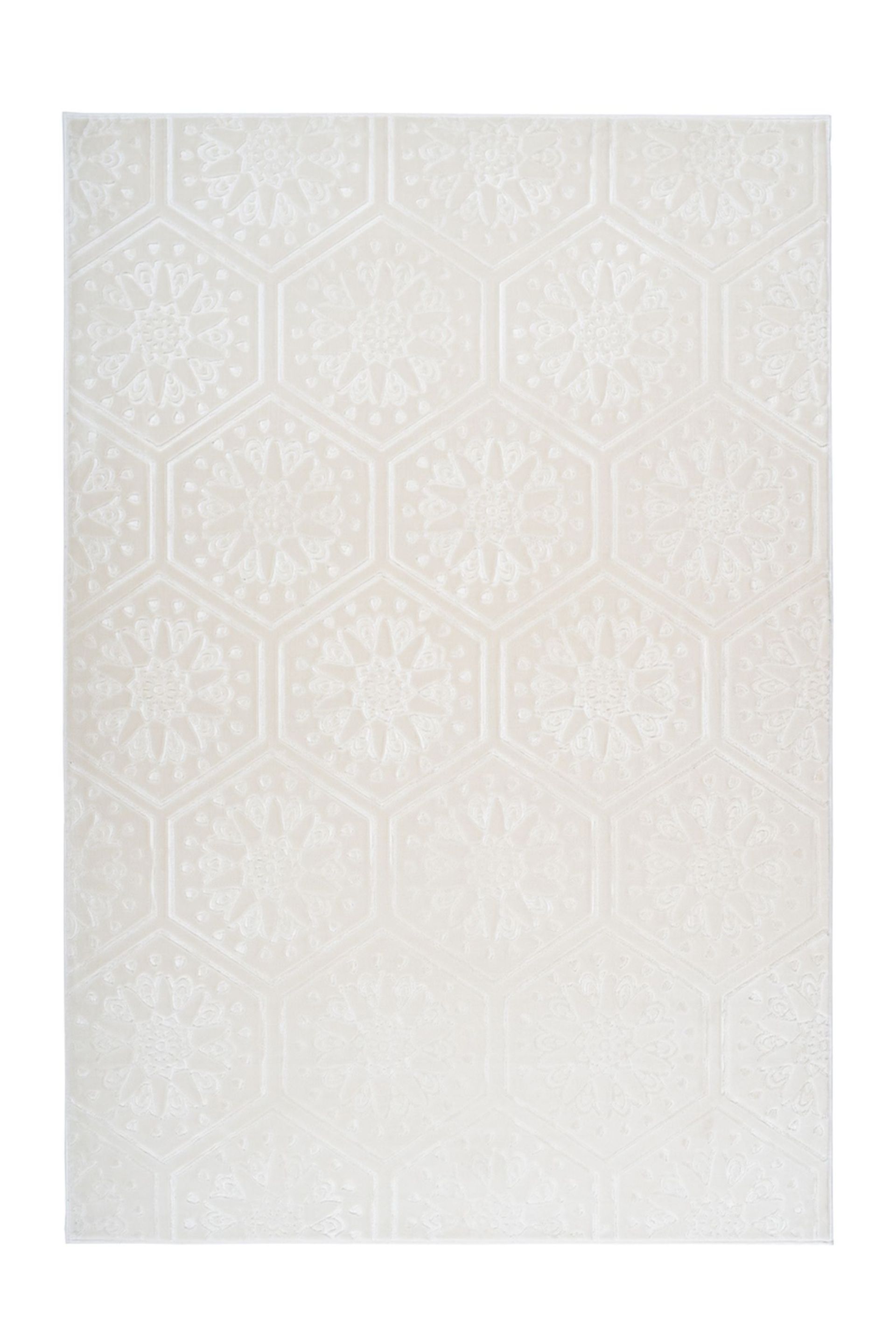 Teppich Monroe 200 Weiß 80 cm x 300 cm