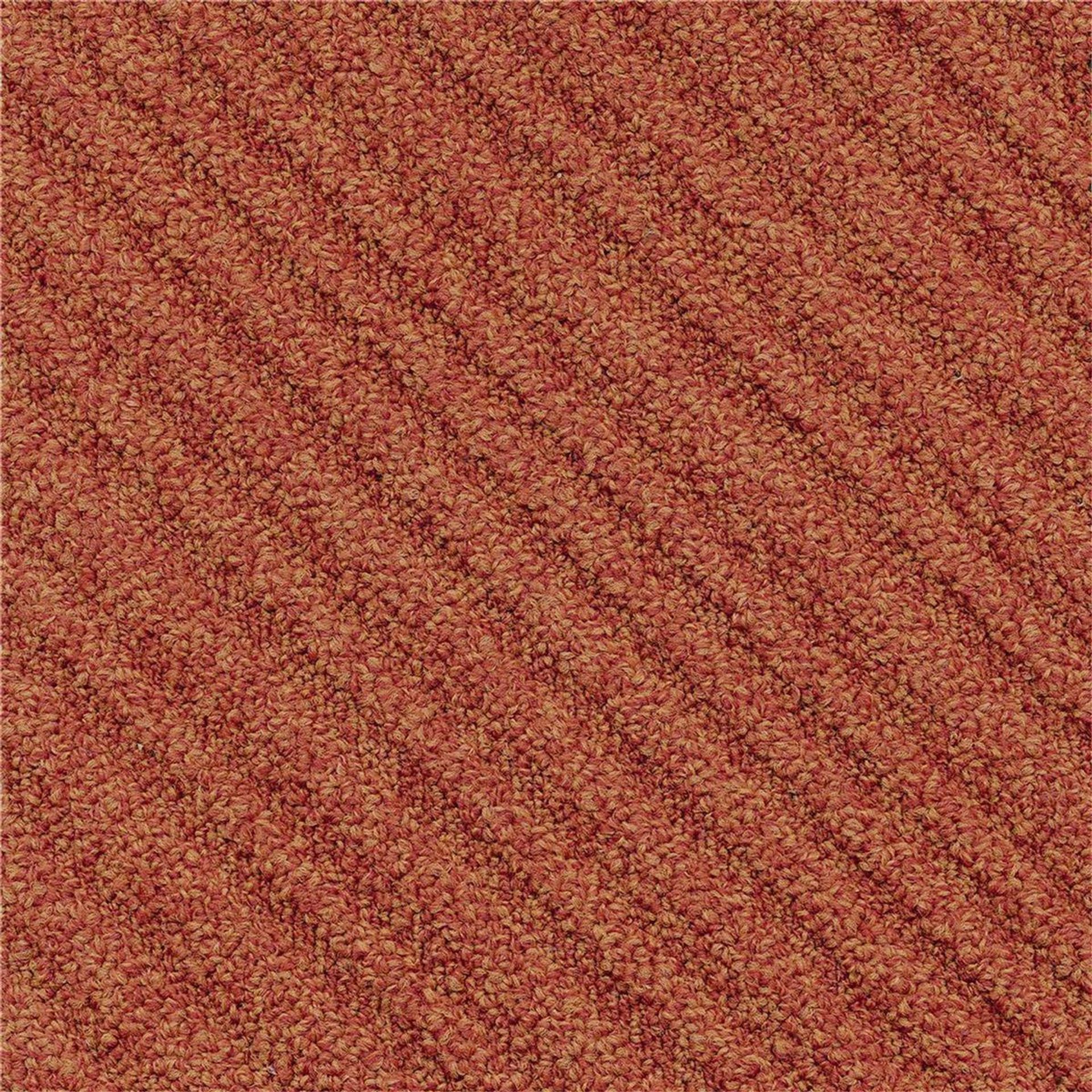 Teppichfliesen 25 x 100 cm Schlinge strukturiert Traverse B968 4405 Orange Linear