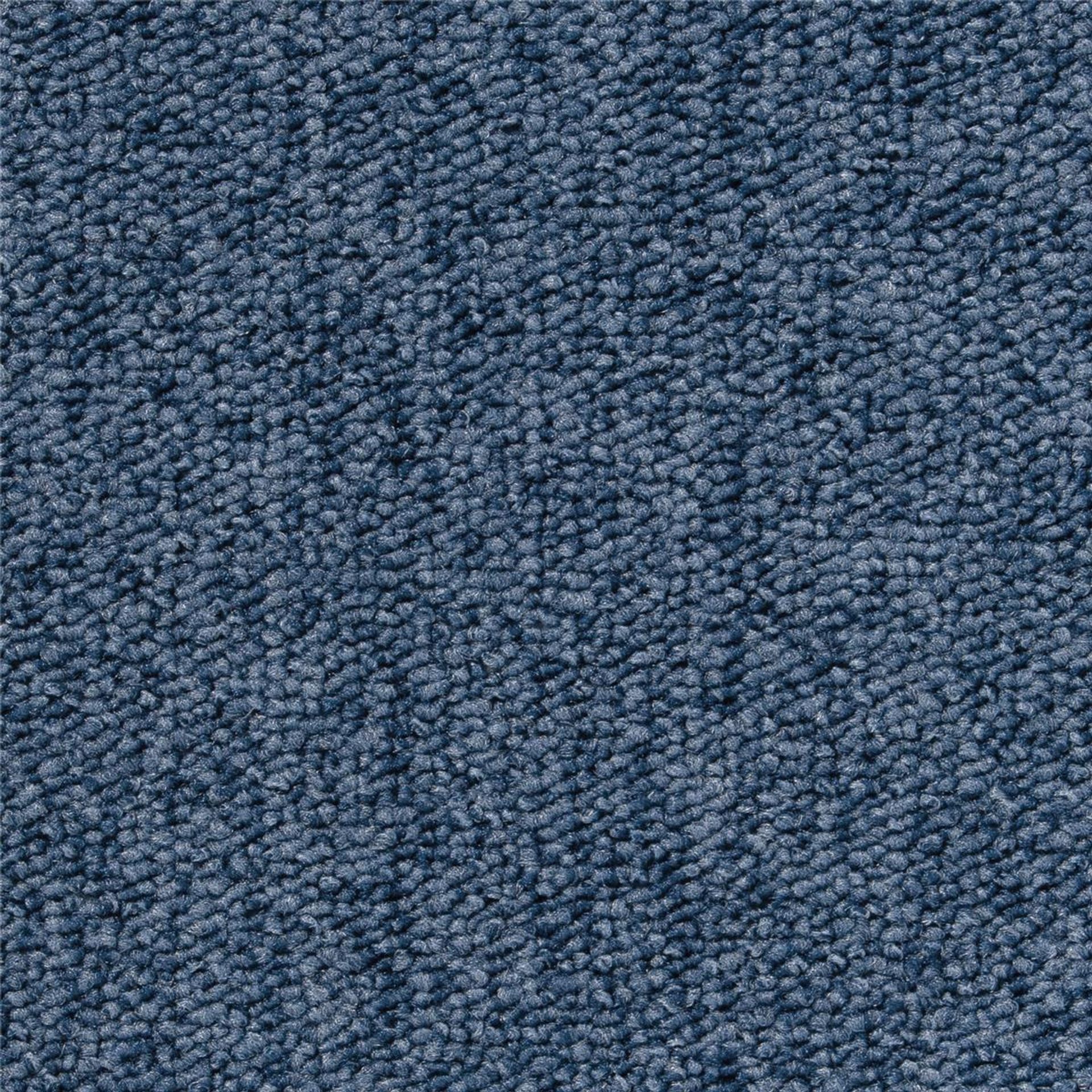 Teppichboden Vorwerk Passion 1005 RONDO Schlinge Blau 3R30 - Rollenbreite 500 cm