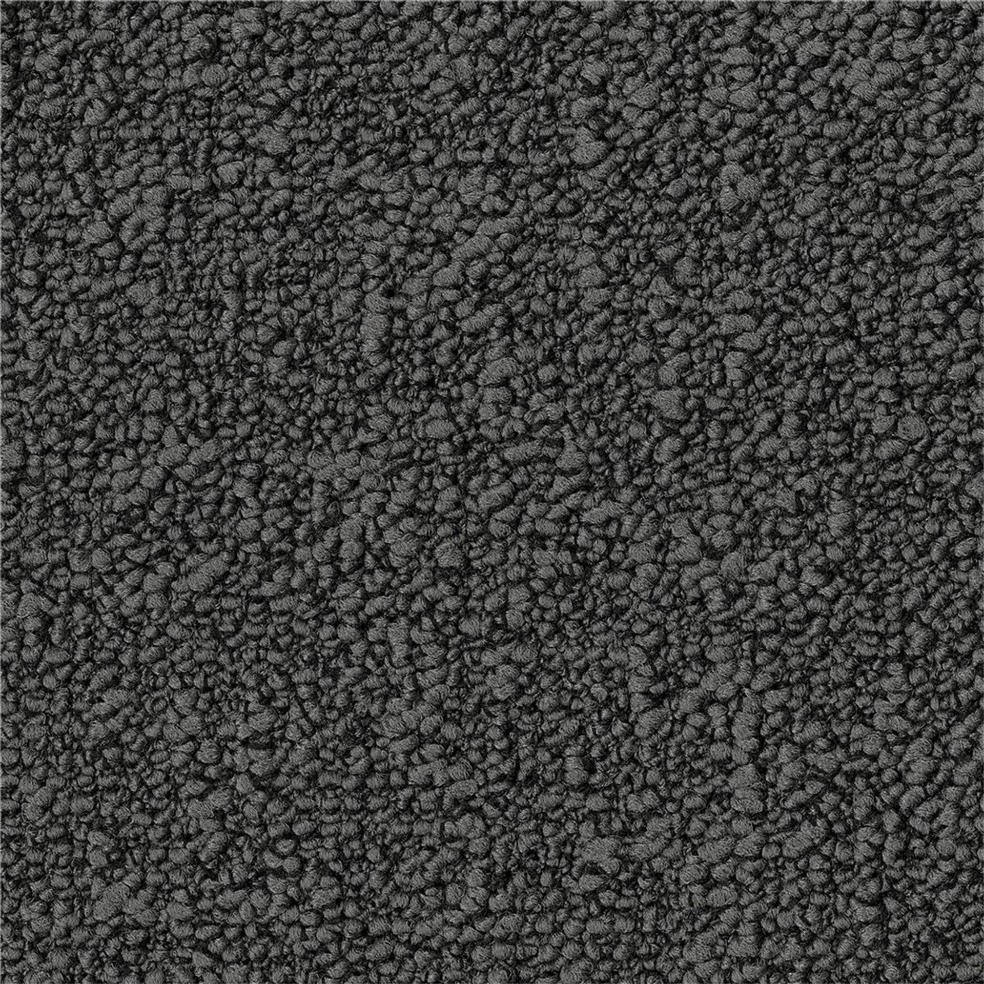 Teppichfliesen 50 x 50 cm Schlinge strukturiert Fields B751 9980 Grau Allover