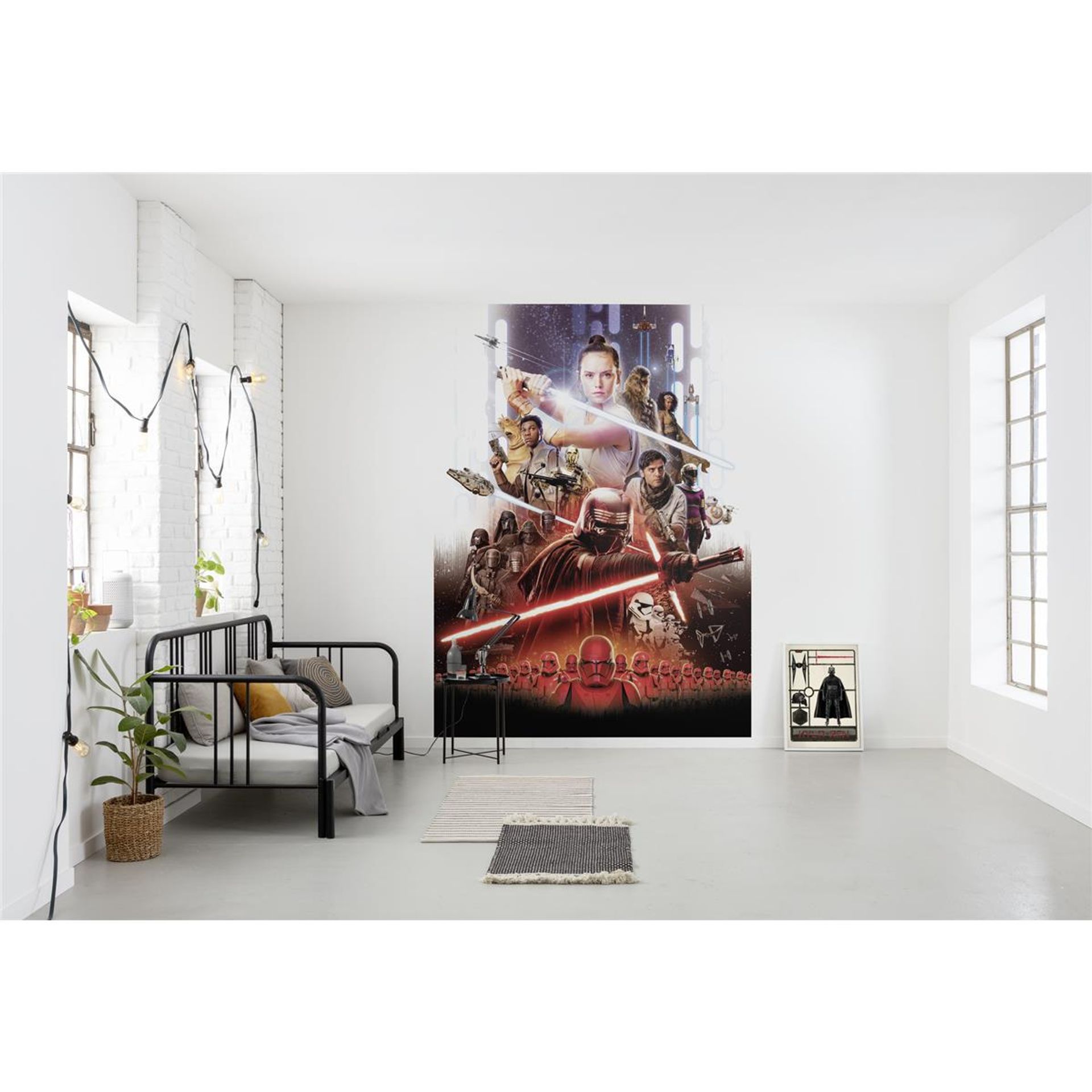 Papier Fototapete - STAR WARS EP9 Movie Poster Rey - Größe 184 x 254 cm
