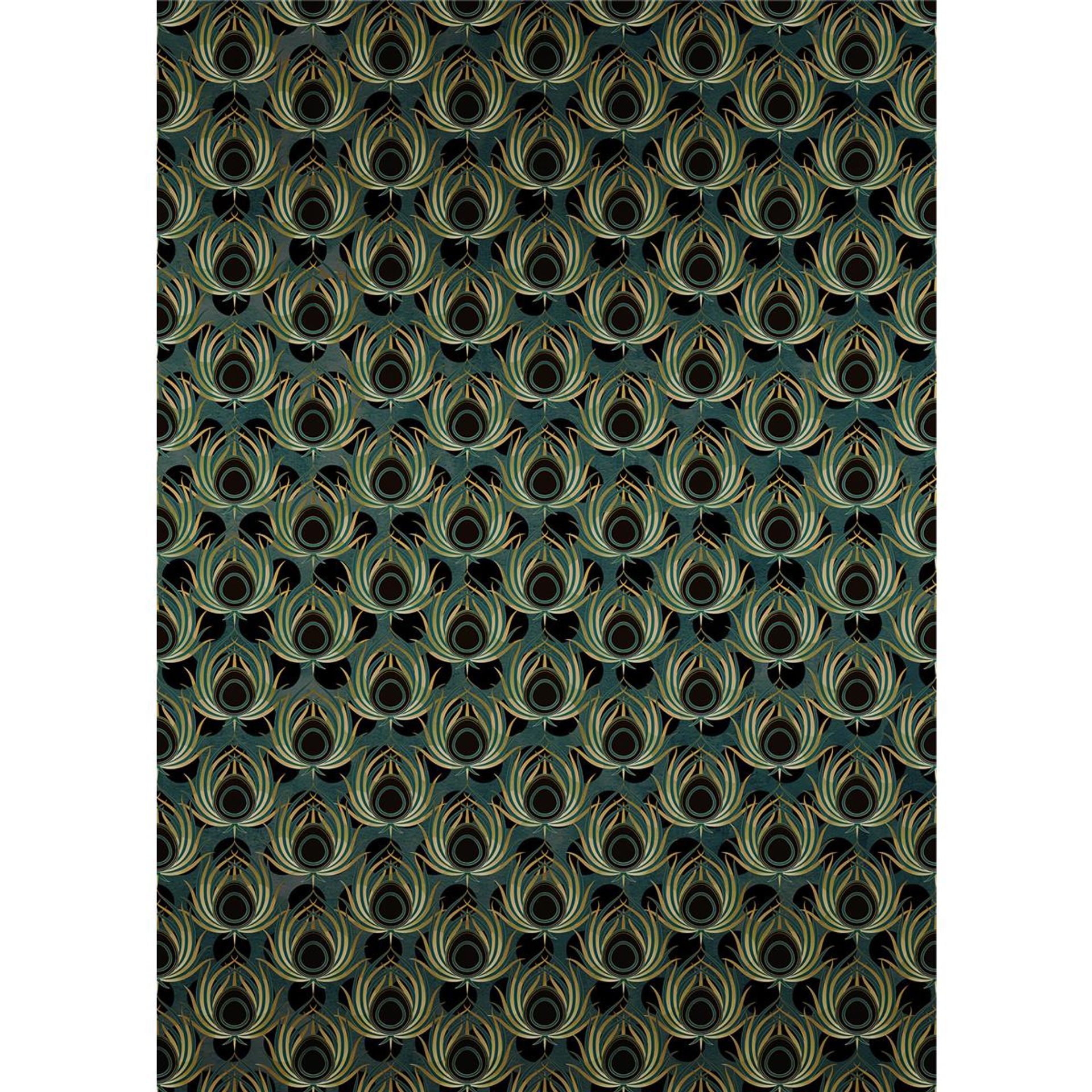Vlies Fototapete - Paon Vert - Größe 200 x 280 cm