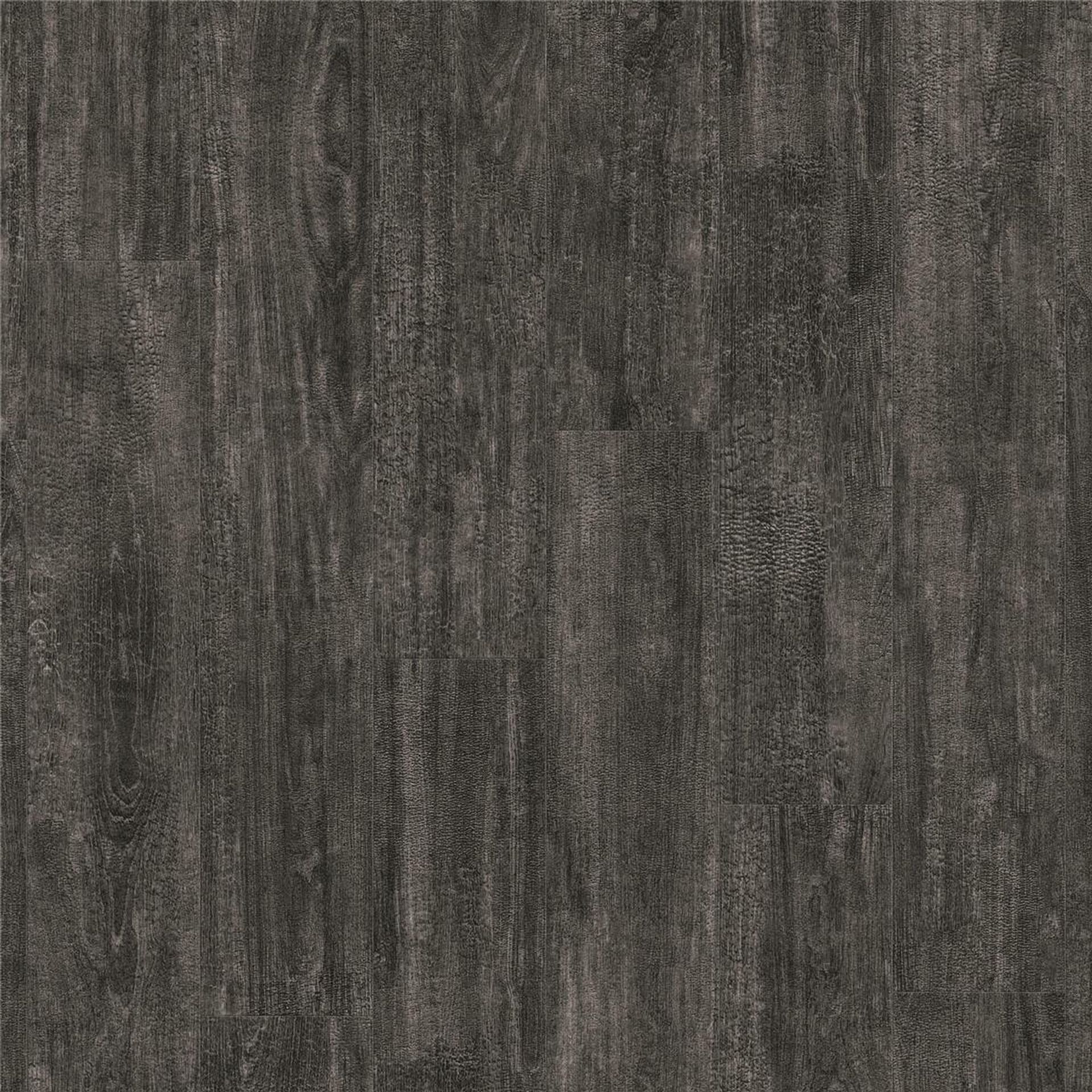 Designboden NATURALS-Charred Wood-Black Planke 120 cm x 20 cm - Nutzschichtdicke 0,55 mm
