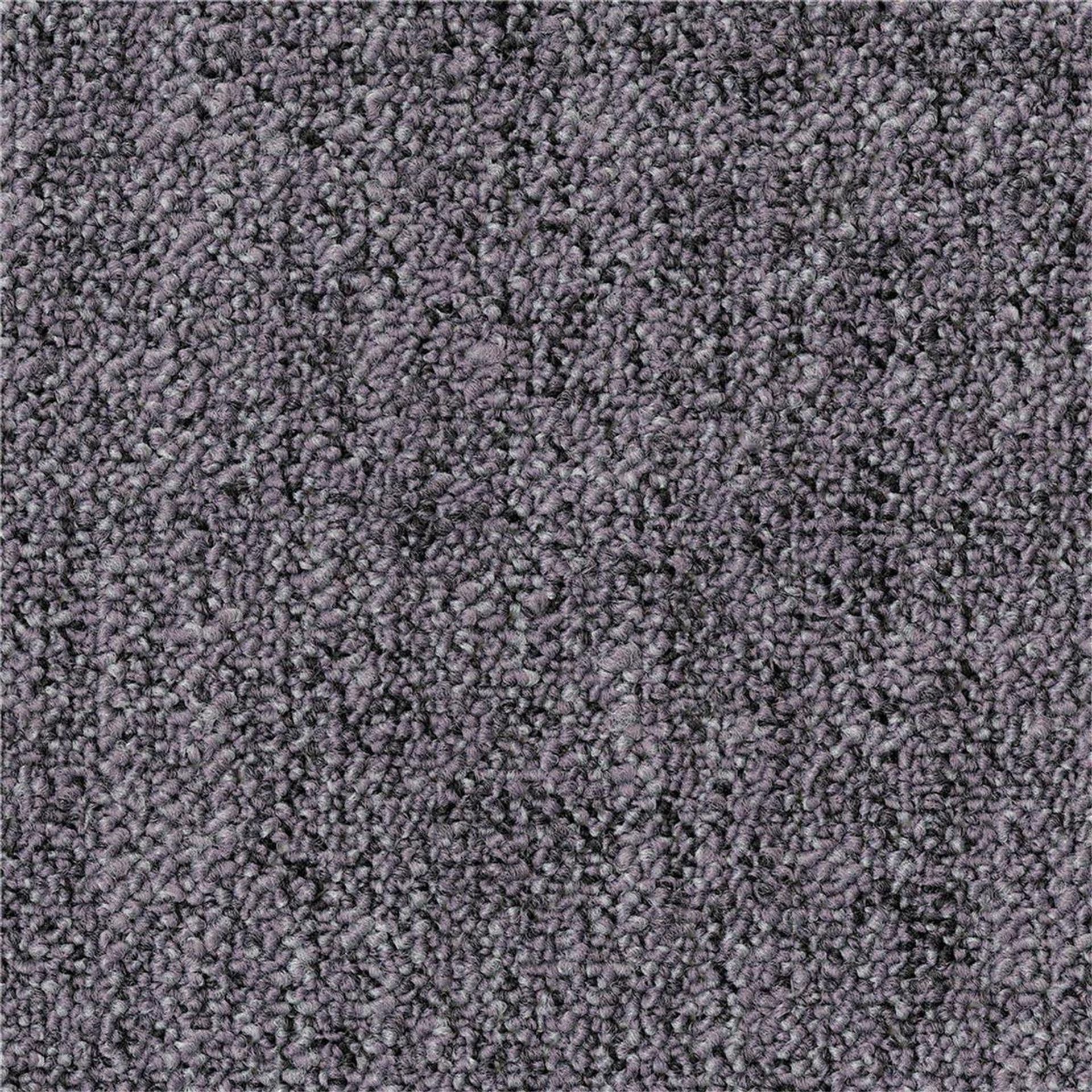 Teppichfliesen 50 x 50 cm Schlinge strukturiert Linon AA83 3913 B8 Lila Textur