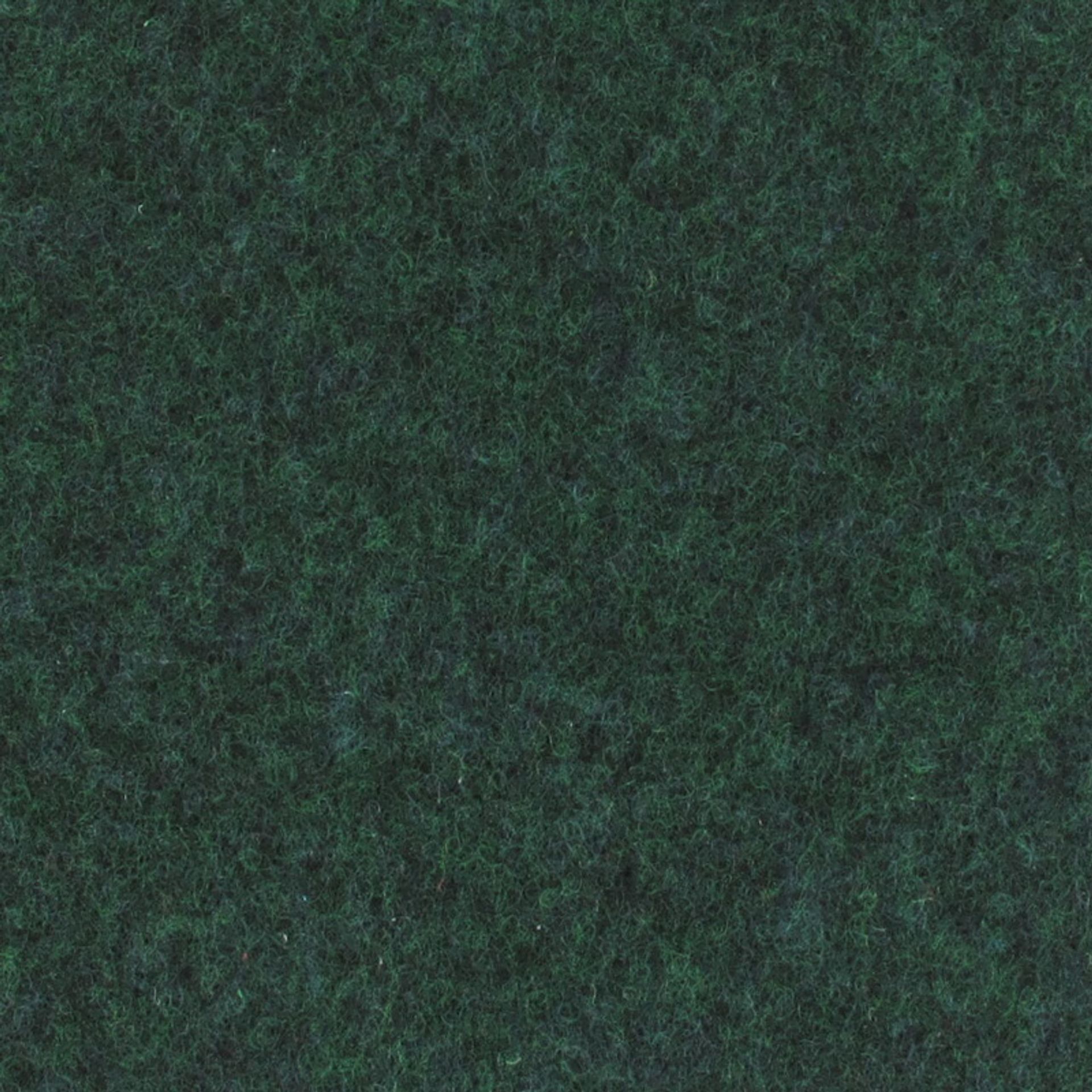 Messeboden Flacher-Nadelvlies EXPOSTYLE Dark Green 0011 mit Schutzfolie  - Rollenbreite 200 cm