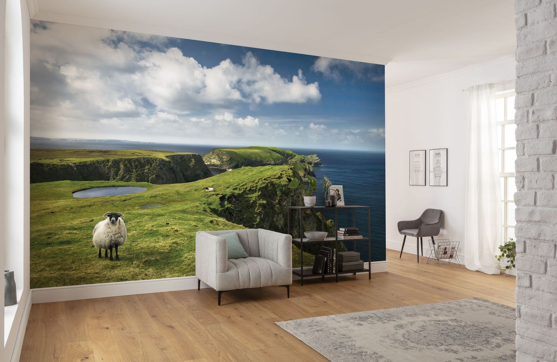 Vlies Fototapete - Green Ireland - Größe 450 x 280 cm