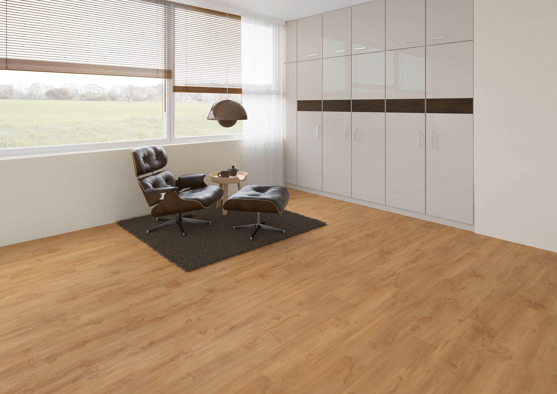 Designboden Dryback 2855 Golden Pine - Planke 18,42 cm x 121,92 cm - Nutzschichtdicke 0,4 mm