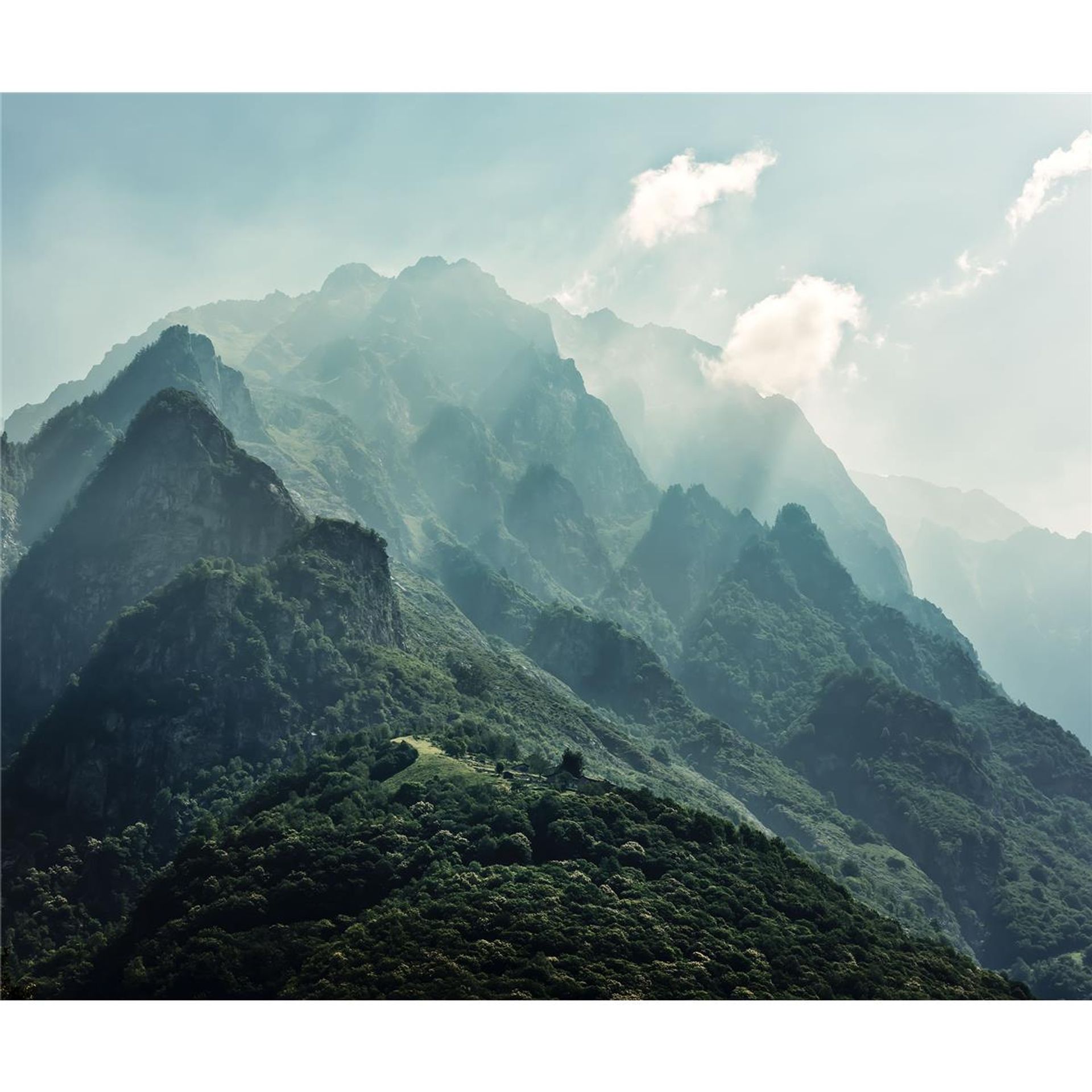 Vlies Fototapete - The Summit - Größe 300 x 250 cm