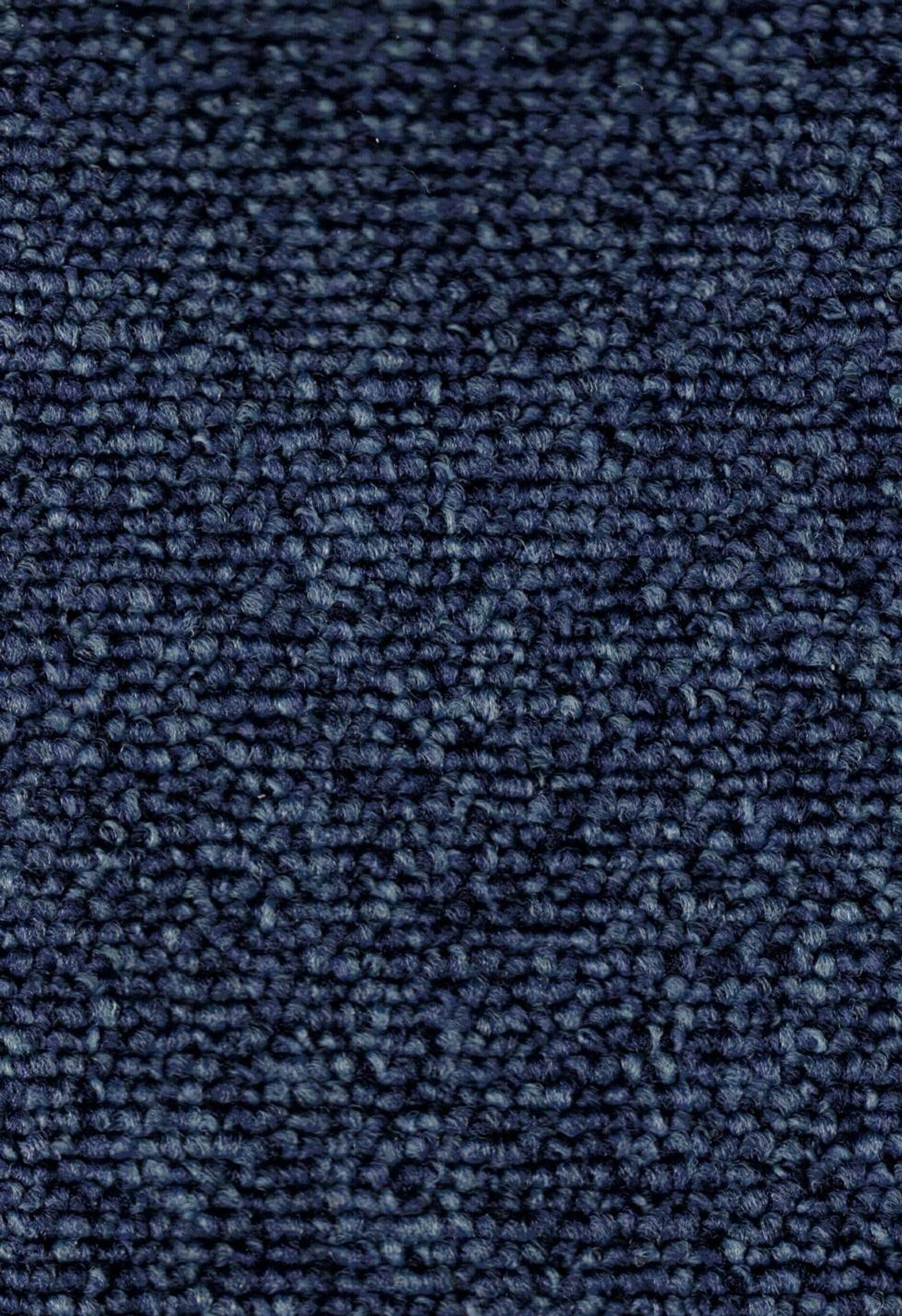 Teppichboden Lano Granit Objektschlinge 700 Jeansblau - Rollenbreite 500 cm
