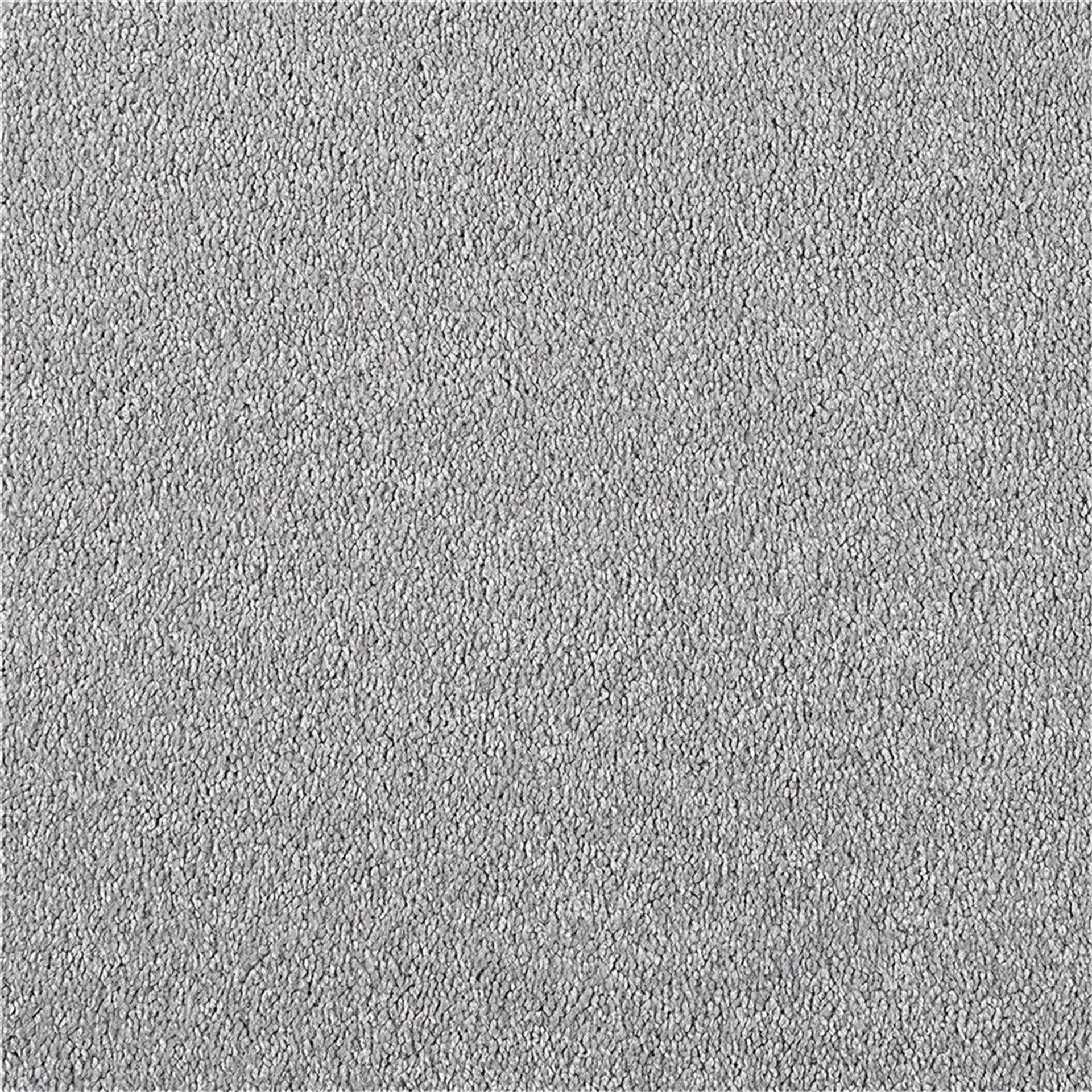 Teppichfliesen 25 x 100 cm selbsthaftend INFLOOR-GIRLOON Chill-Wave-MO Grau 520 uni