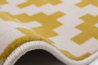 Teppich Now! 300 Elfenbein / Gold 120 cm x 170 cm