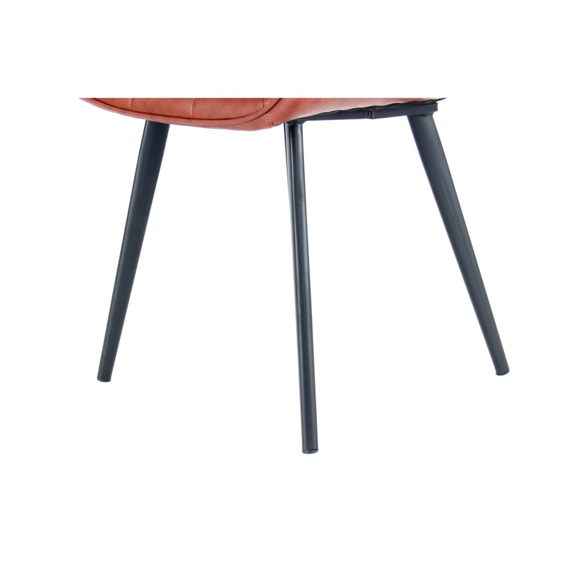 Stuhl Demi 325 2er-Set Kastanienbraun / Schwarz - 56 cm (L) x 59 cm (B) x 88 cm (H)