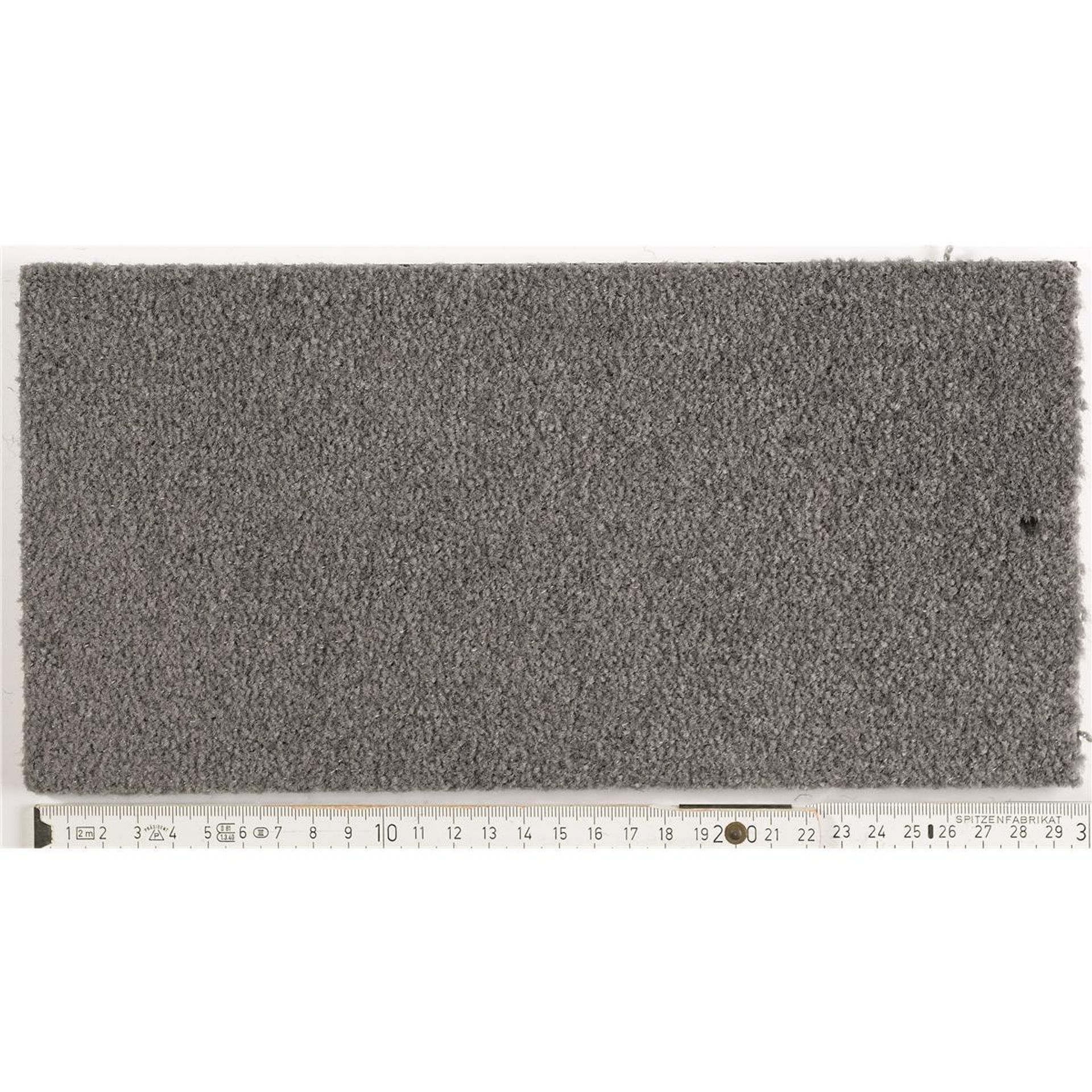 Sauberlauf Grau 80.03 mit Rand - Rollenbreite 200 cm