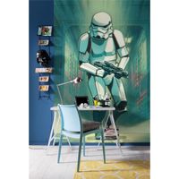Vlies Fototapete - Mandalorian Stormtrooper Print - Größe 200 x 280 cm