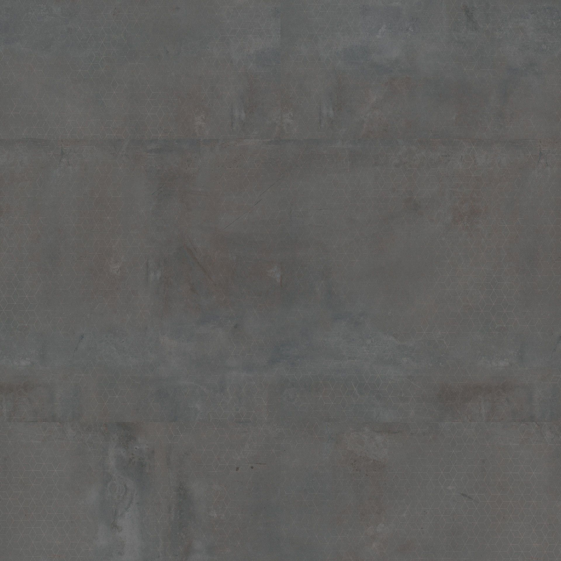 Designboden Metal Plate GRID Fliese 60 cm x 60 cm - Nutzschichtdicke 0,55 mm