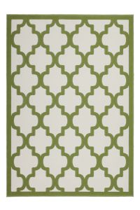 Teppich Manolya 3097 Elfenbein-Grün 160 cm x 230 cm