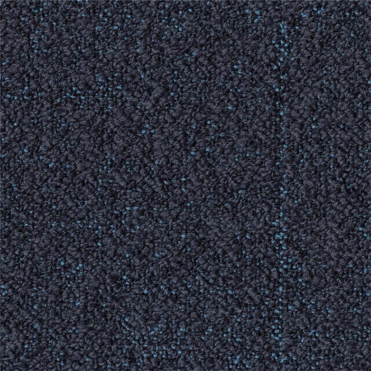 Teppichfliesen 50 x 50 cm Schlinge Iconic AA23 8911 Blau Textur