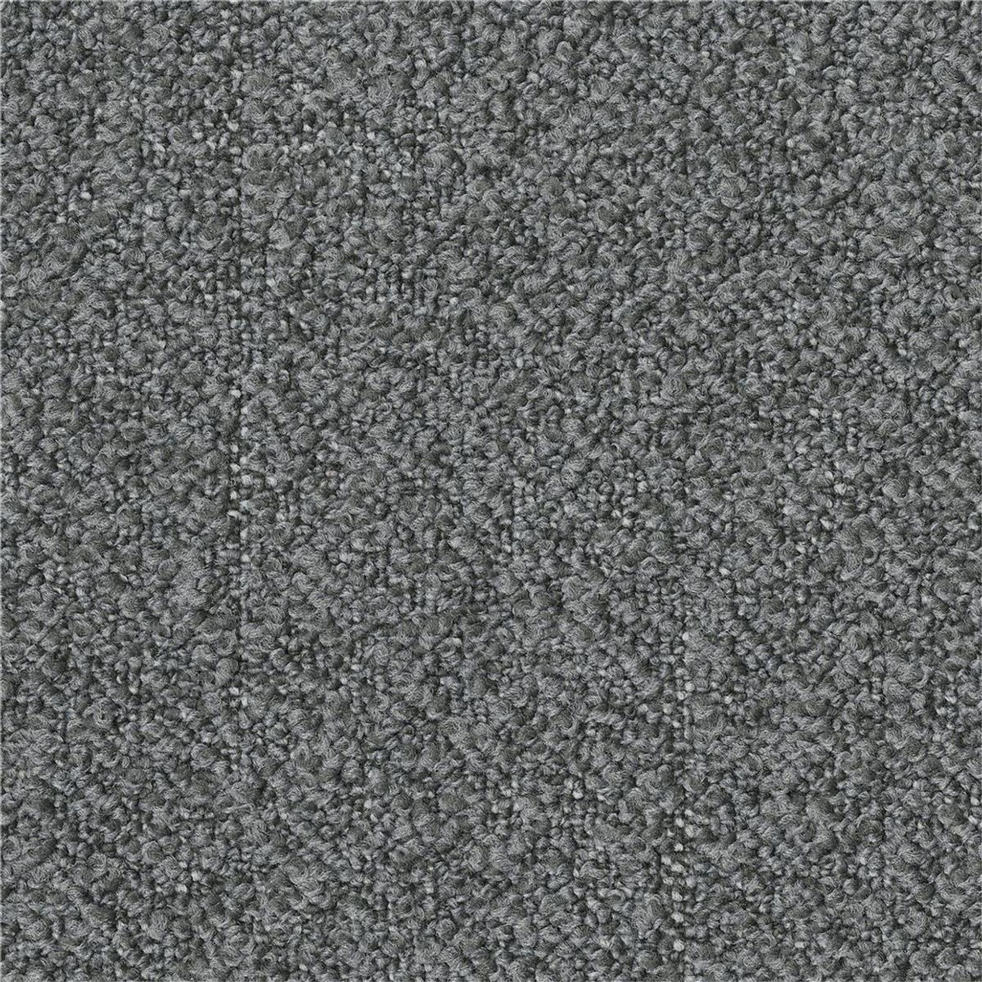 Teppichfliesen 50 x 50 cm Schlinge Iconic AA23 9945 Grau Textur