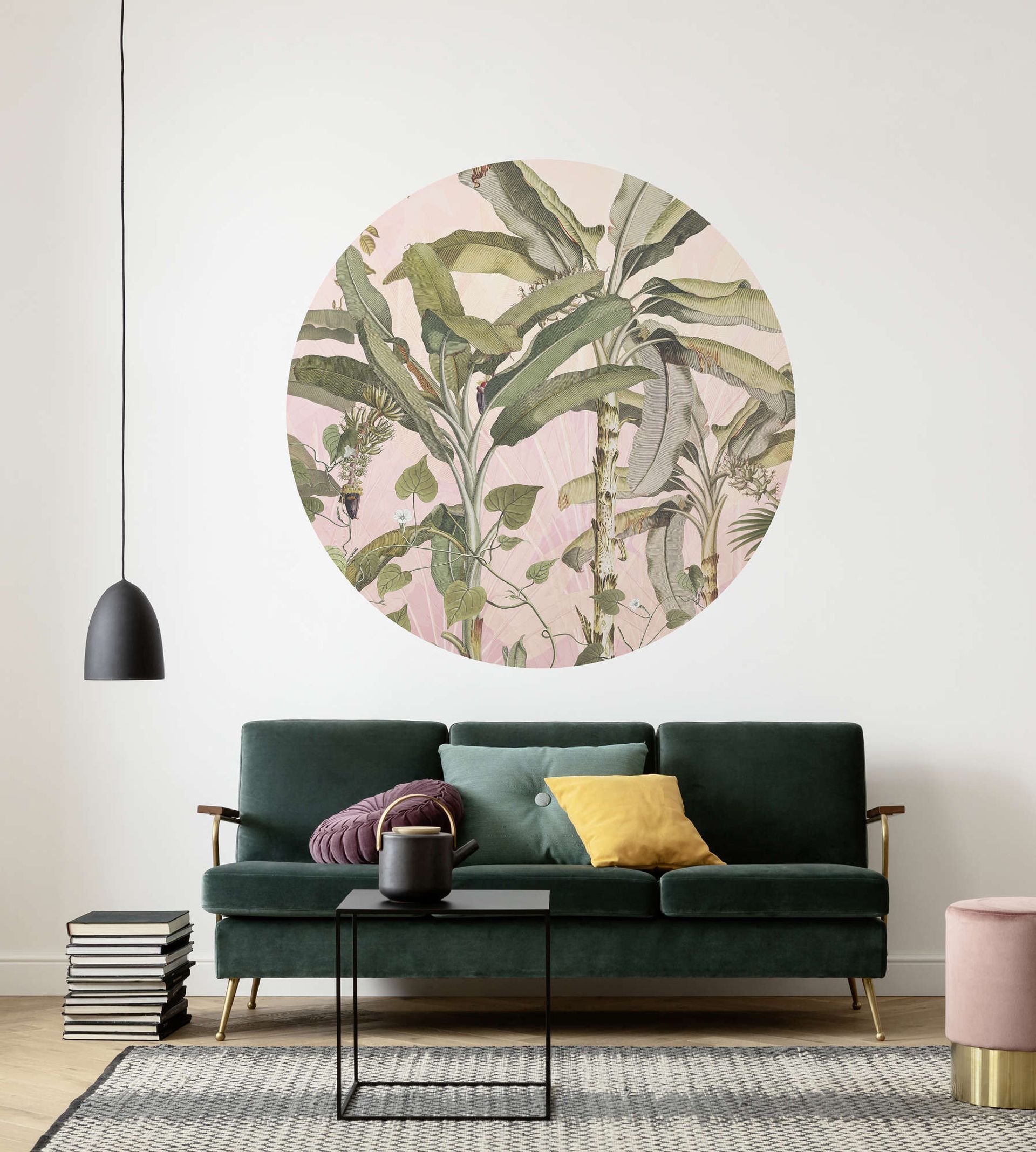 Selbstklebende Vlies Fototapete/Wandtattoo - Botany - Größe 125 x 125 cm