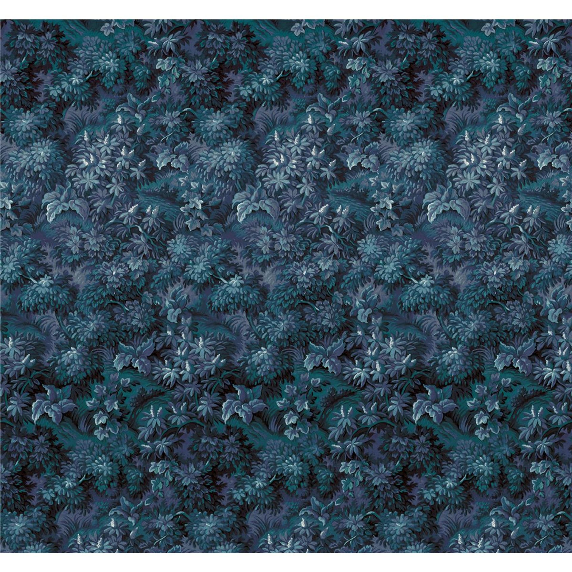 Vlies Fototapete - Botanique Bleu - Größe 300 x 280 cm