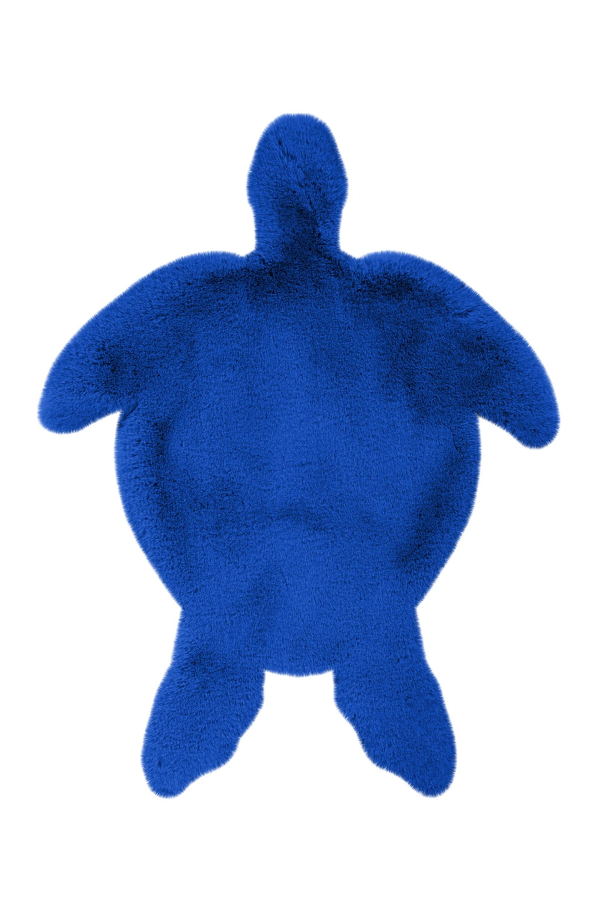 Teppich Lovely Kids 1325-Turtle Blau 68 cm x 90 cm