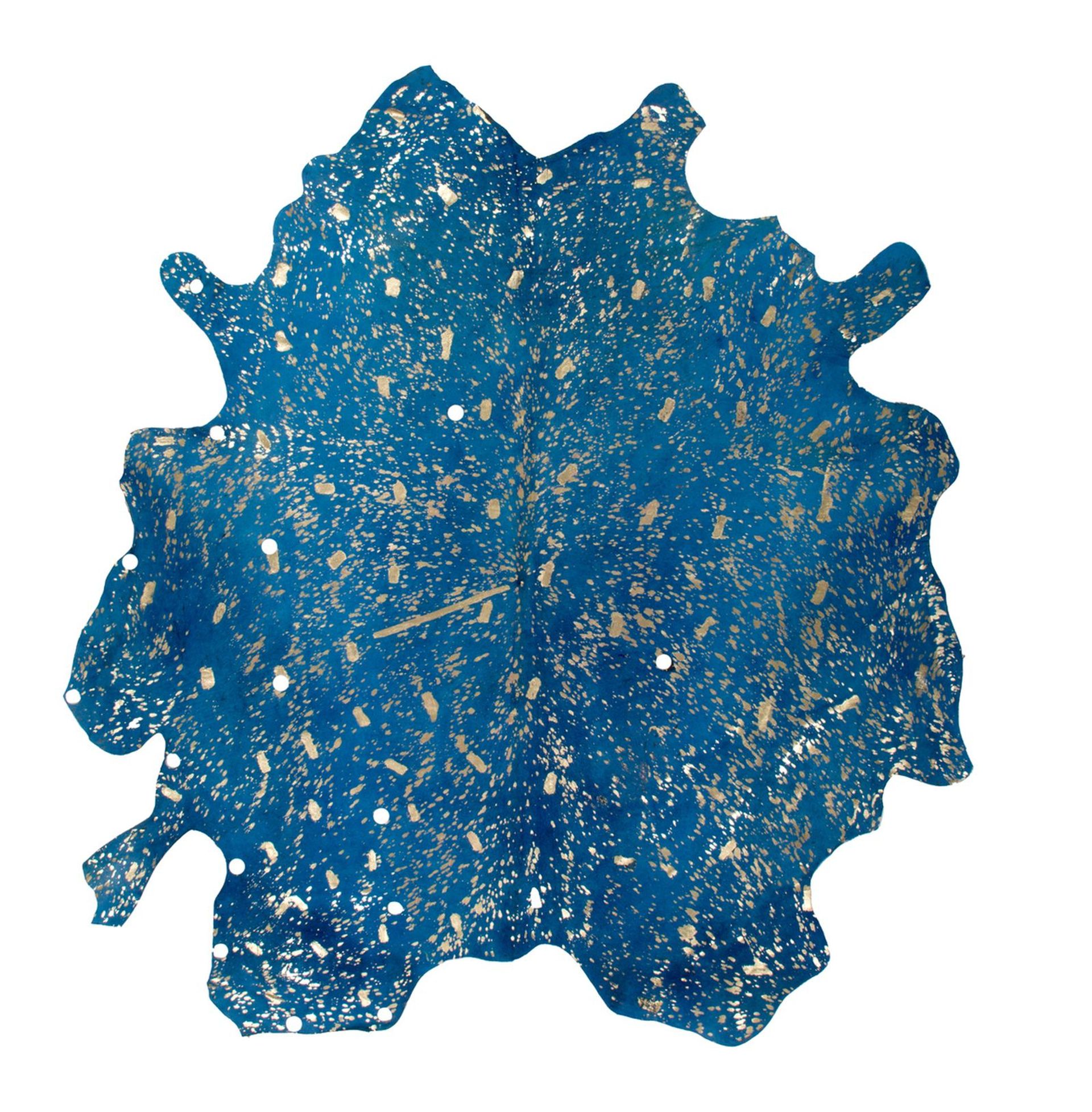 Teppich Glam 410 Blau / Gold 2,00 qm - 2,60 qm