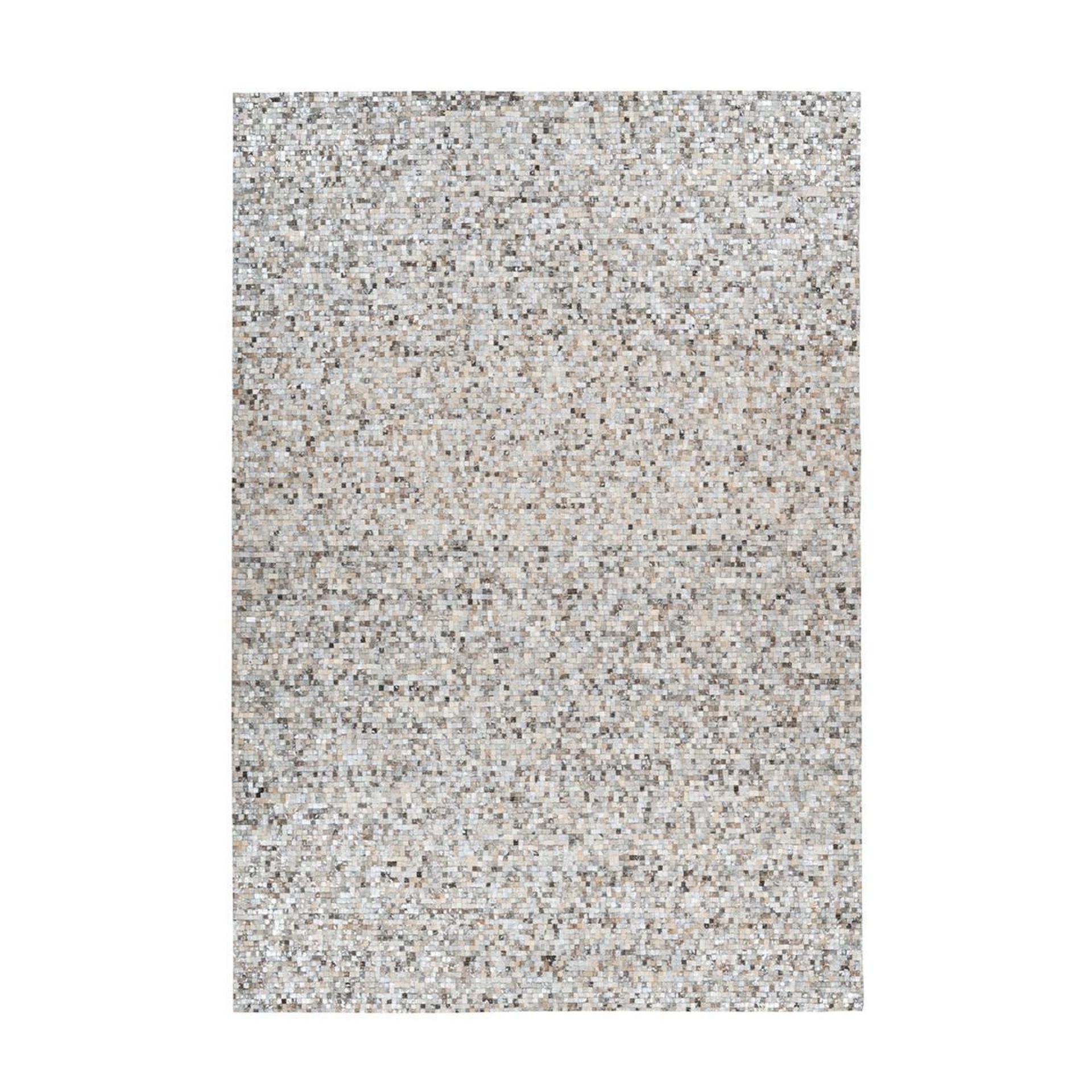 Teppich Finish 100 Grau / Silber 200 cm x 290 cm