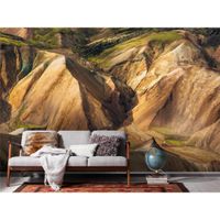 Vlies Fototapete - Shiny Mountains - Größe 400 x 250 cm