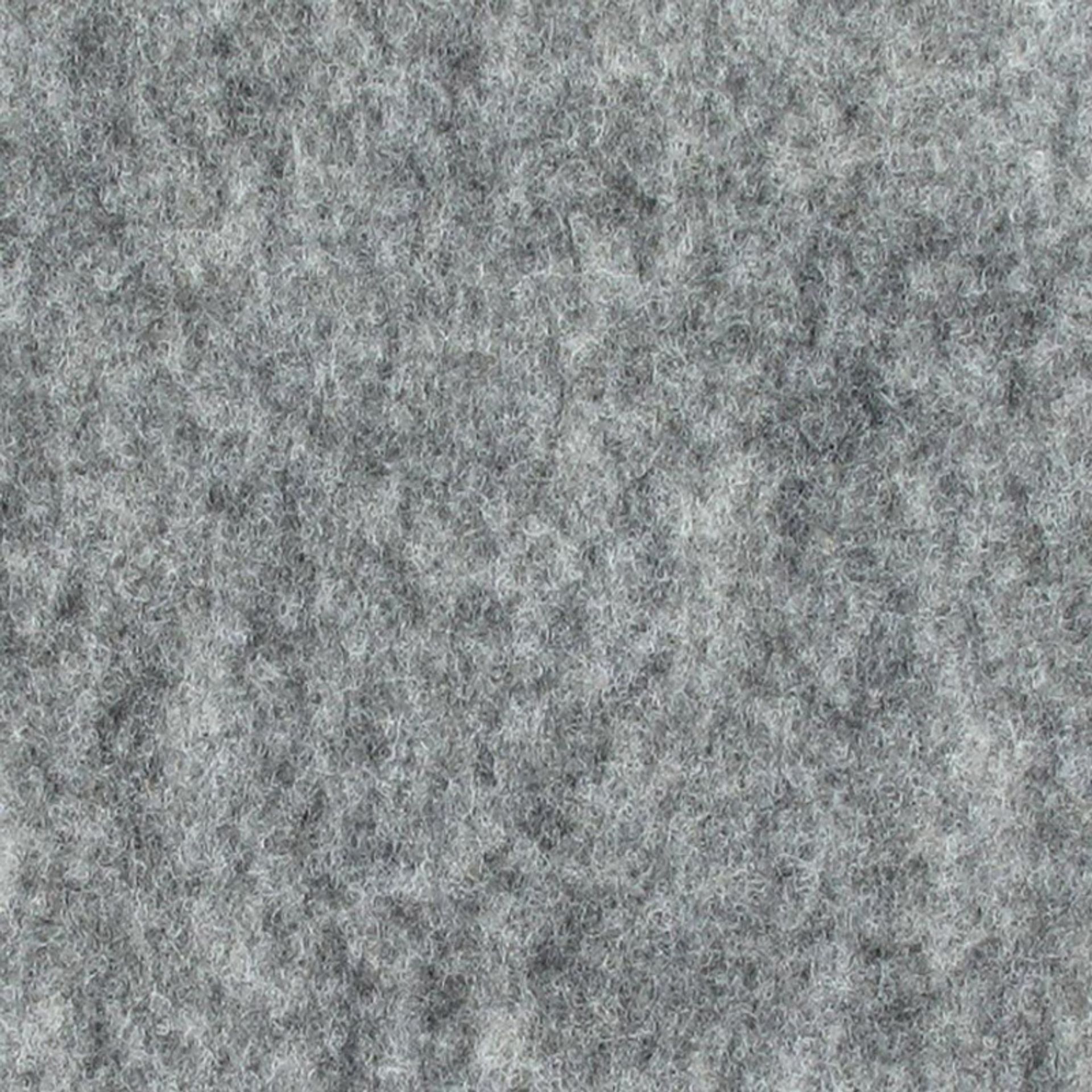 Messeboden Flacher-Nadelvlies EXPOSTYLE Light Grey 0985 mit Schutzfolie  - Rollenbreite 200 cm