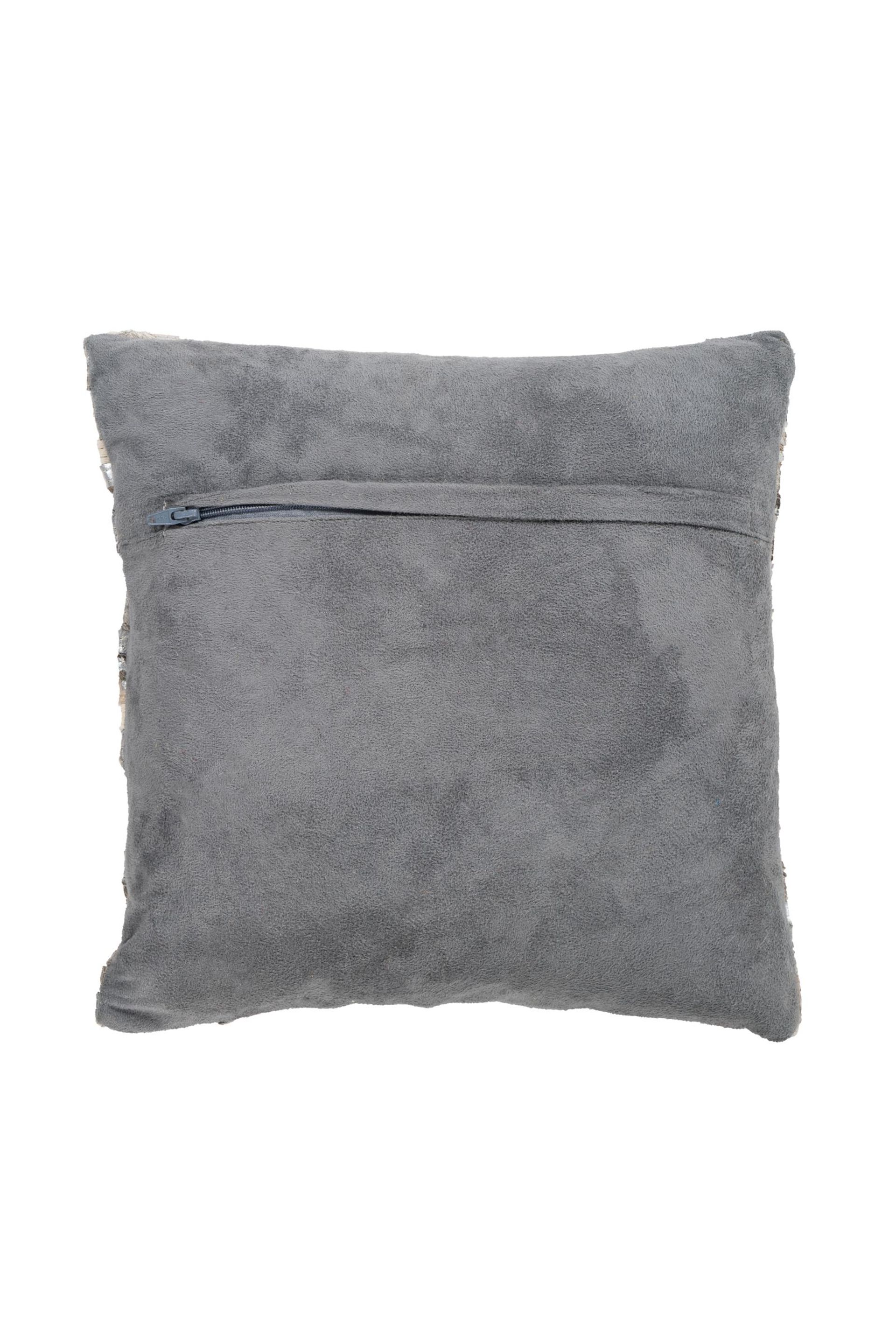 Kissen (gefüllt) Finish Pillow 100 Grau / Silber 45 cm x 45 cm