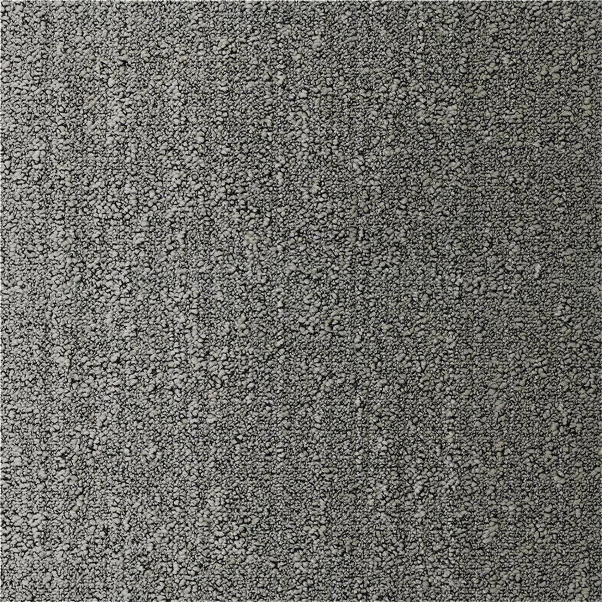 Teppichfliesen 50 x 50 cm Schlinge strukturiert Fuse B755 9096 Grau Textur