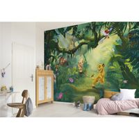 Papier Fototapete - Lion King Jungle - Größe 368 x 254 cm