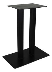 Tischgestell 2-Pillar EDE-04 Pulverbeschichtet Schwarz Metall B/H/T: 35 cm 70 cm 60 cm