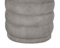 Poof Rund rings Large EDE-04 Weiss Adore B/H/T: 45 cm 40 cm 45 cm
