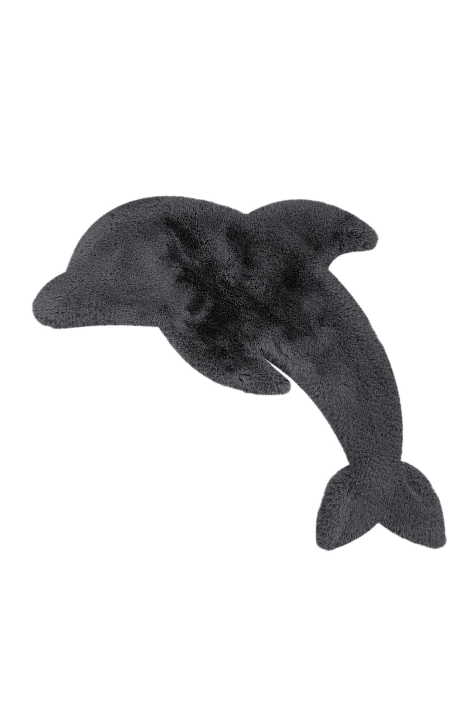 Teppich Lovely Kids 925-Dolphin Anthrazit 64 cm x 90 cm