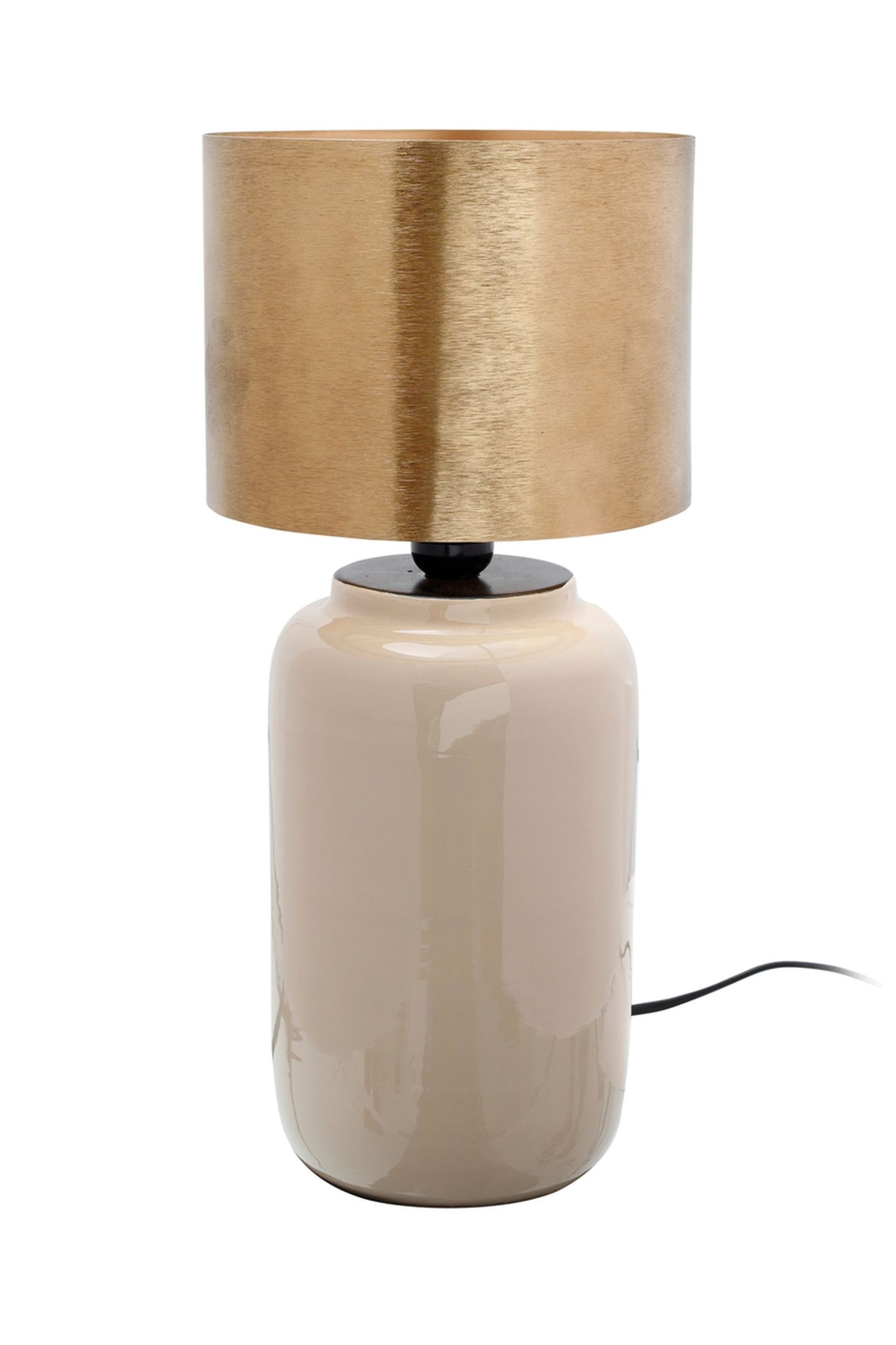 Tischlampe Art Deco 625 Elfenbein / Gold