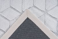 Teppich Vivica 125 Weiß / Graublau 160 cm x 230 cm