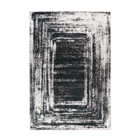 Teppich Rhodin 725 Schwarz / Weiß 160 cm x 230 cm