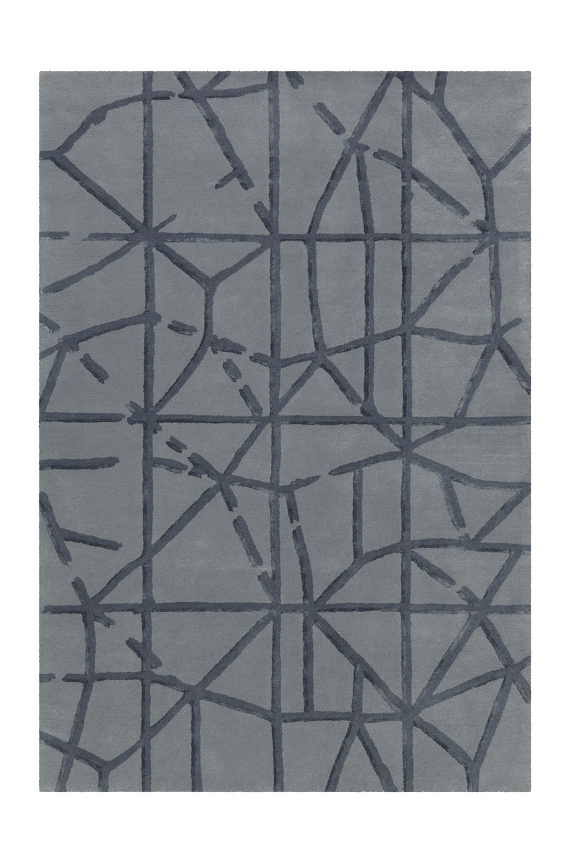 Teppich Satin 8063 Grau 140 cm x 200 cm