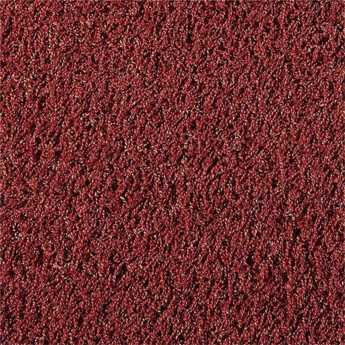 Teppichboden Infloor-Girloon Cottel Shag/Langflor Rot 140 meliert - Rollenbreite 400 cm