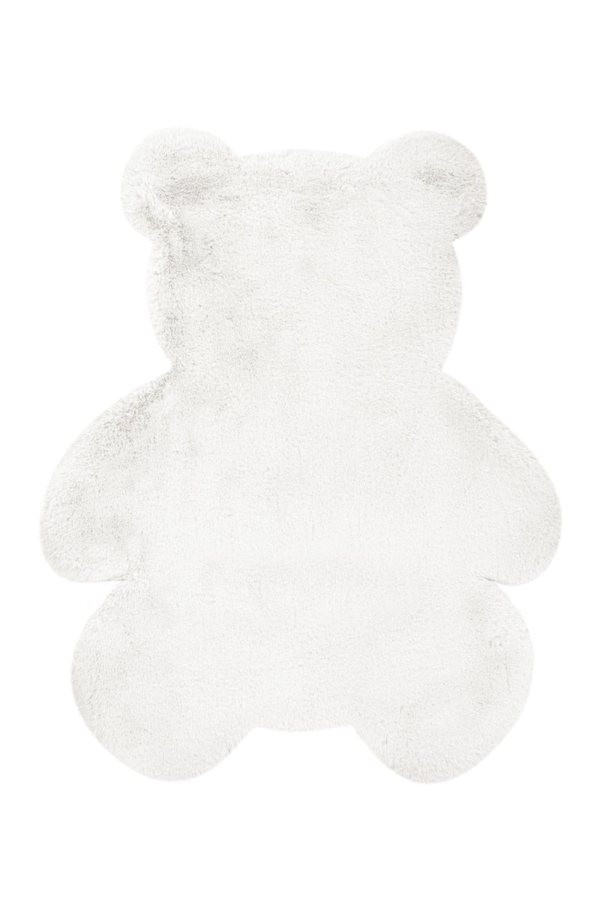 Teppich Lovely Kids 825-Teddy Weiß 73 cm x 90 cm