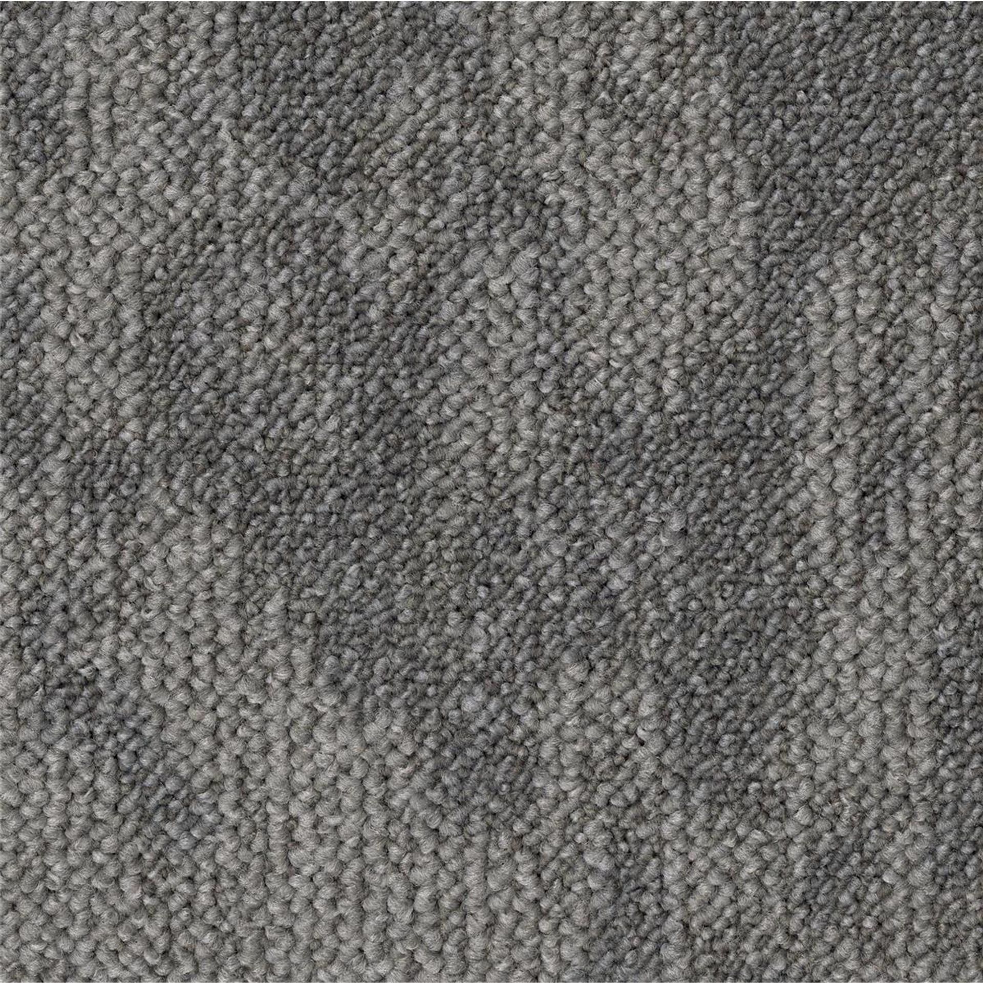 Teppichfliese 50 x 50 cm Schlinge strukturiert Desso Desert B882 9094 Grau Organisch