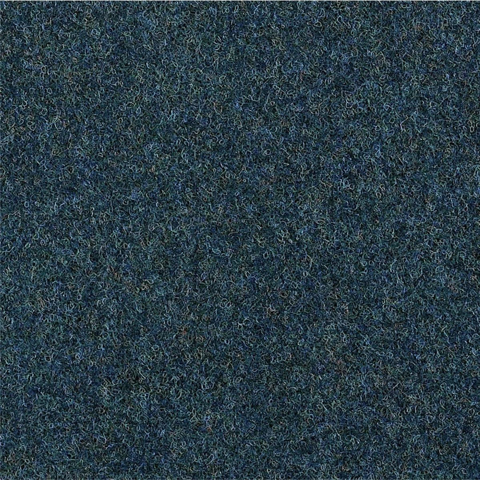 Teppichfliesen 50 x 50 cm Nadelvlies Forto G010 8801 Blau Allover