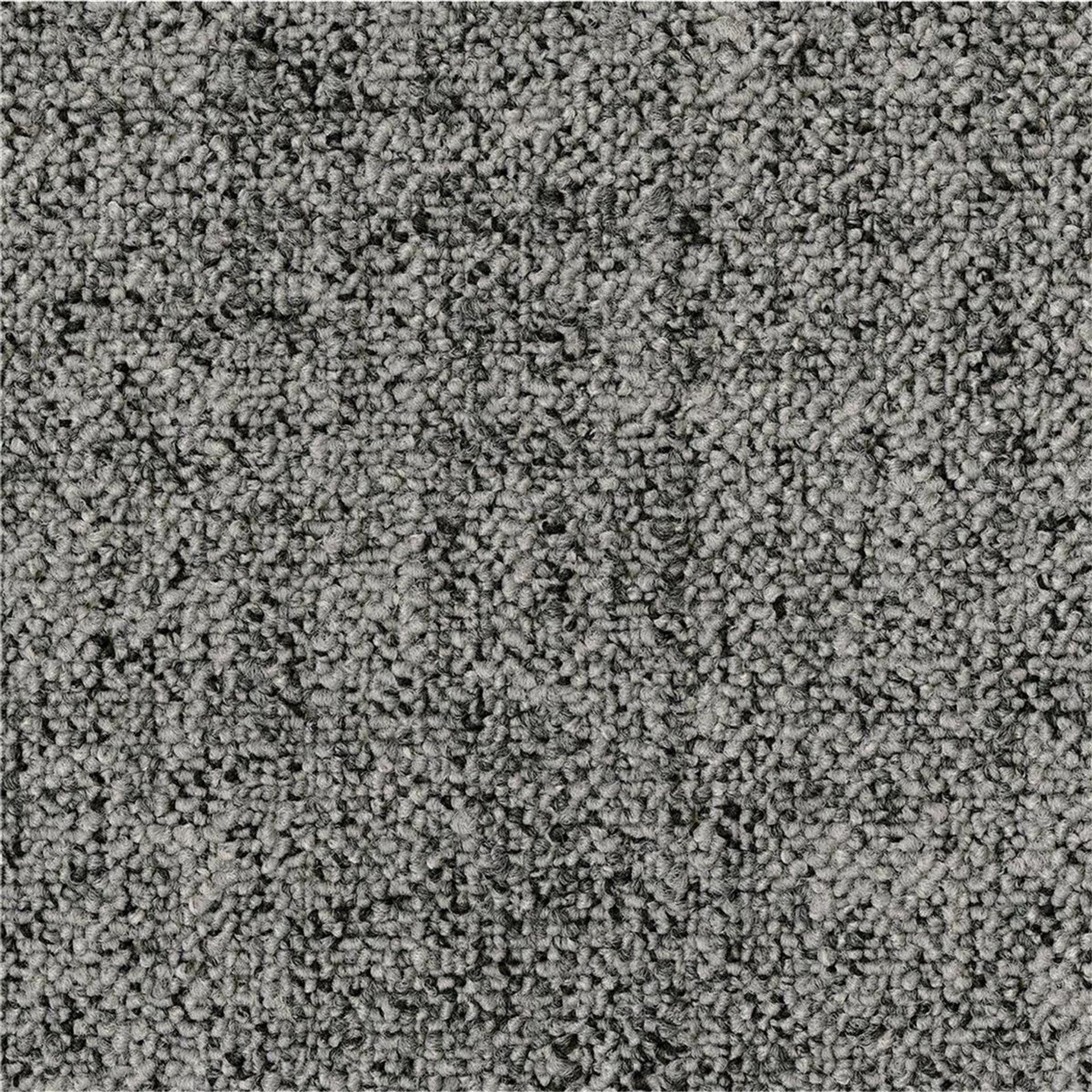 Teppichfliesen 50 x 50 cm Schlinge strukturiert Linon AA83 9950-V B8 Grau Textur