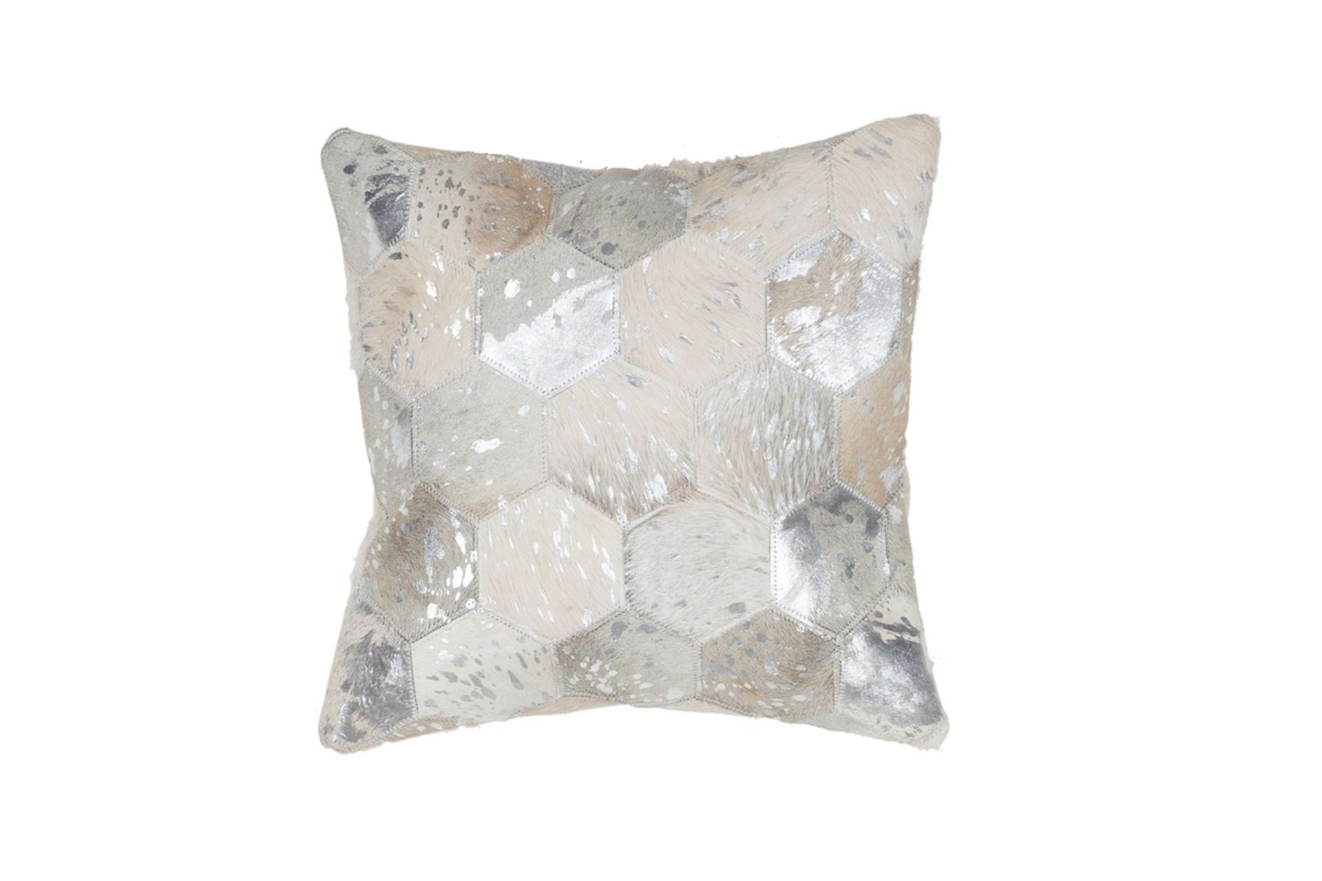 Kissen (gefüllt) Spark Pillow 210 Grau / Silber 45 cm x 45 cm