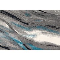 Teppich Move 4444 Grau / Blau / Weiß 200 cm x 290 cm