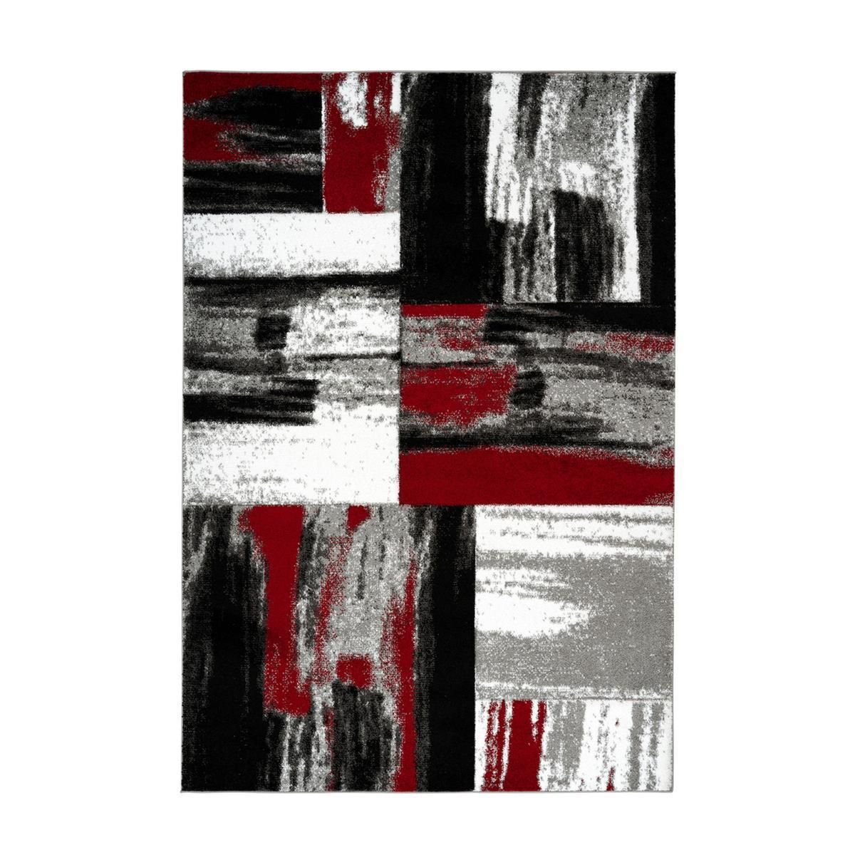 Teppich Dominica - Roseau Rot 80 cm x 150 cm