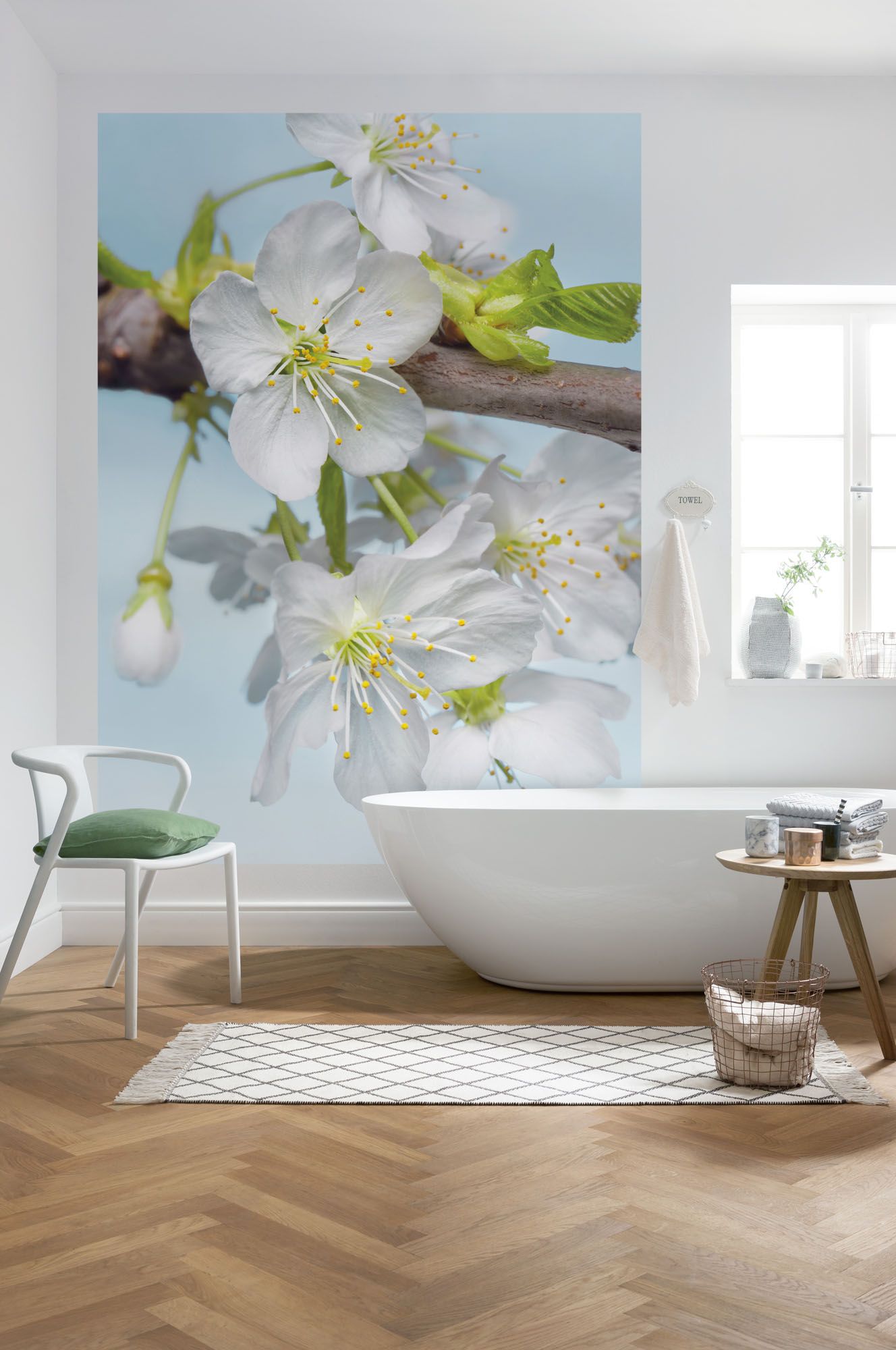 Vlies Fototapete - Blossom - Größe 184 x 248 cm