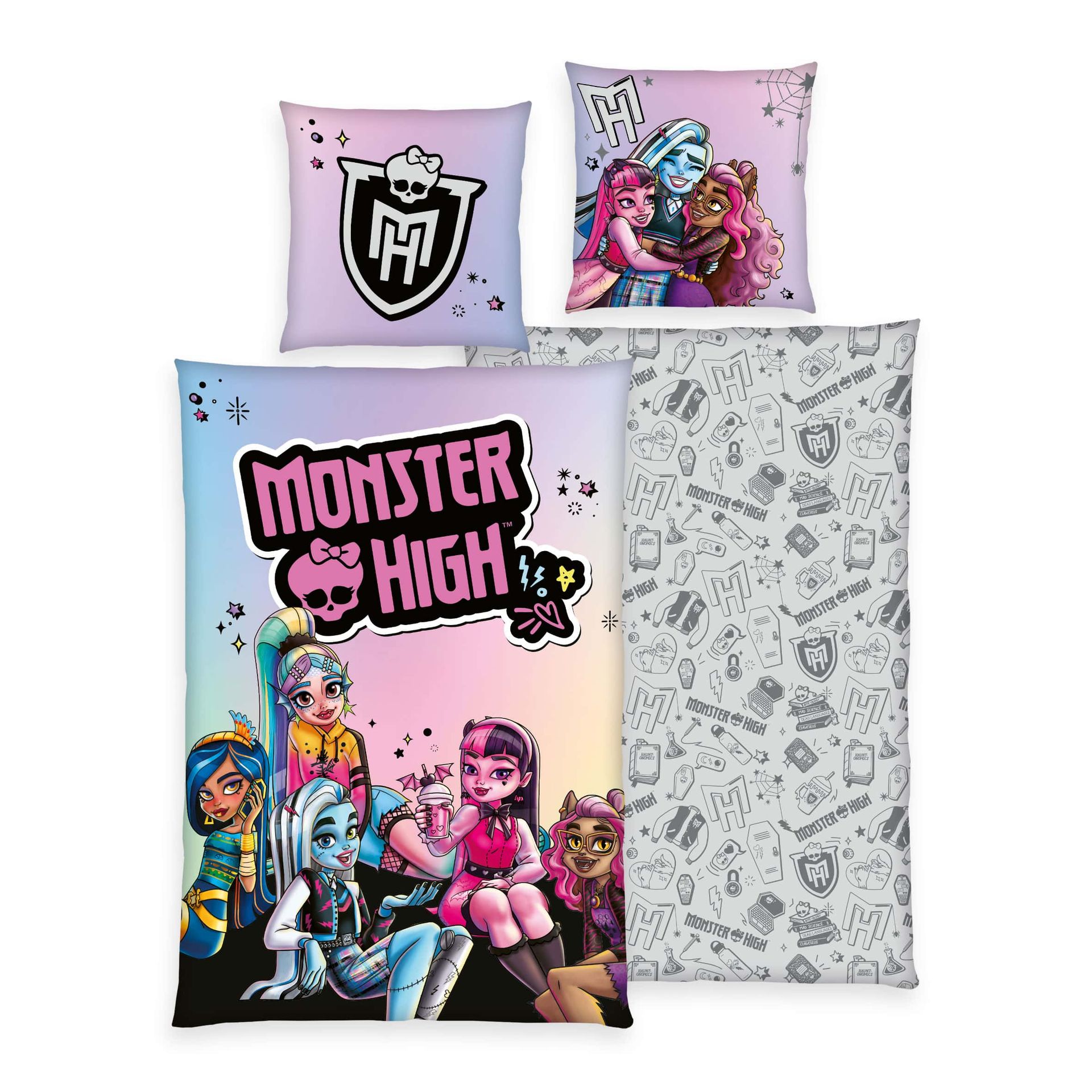 Monster High Bettwäsche - Classic 80 x 80 cm + 135 x 200 cm